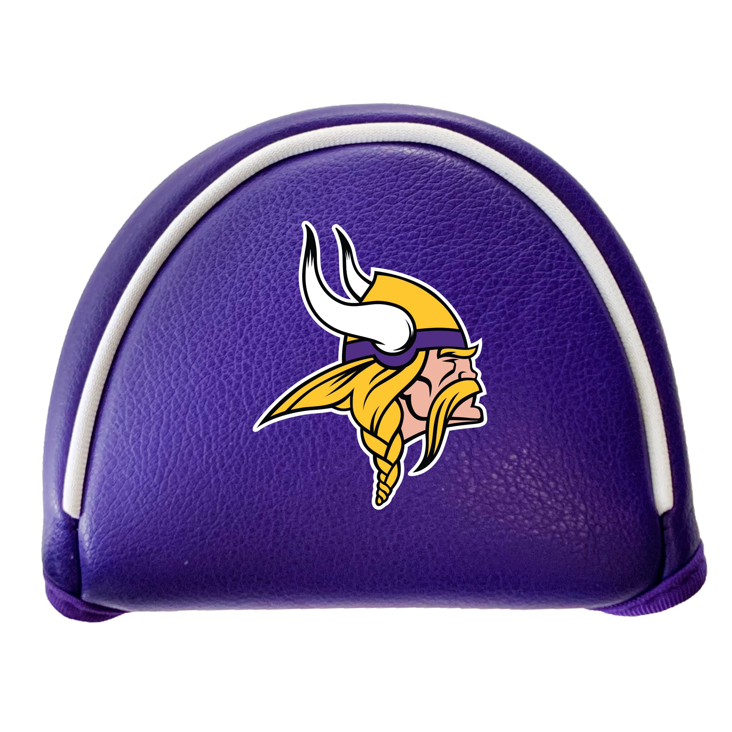 Team Golf NFL MINNESOTA VIKINGS Putter Cover - Mallet (Color) - Printed Team Golf NFL Putter Cover - Mallet Printed, Fits Most Mallet Putters, Easily Slips on and Secures with Velcro Closure โ image 1