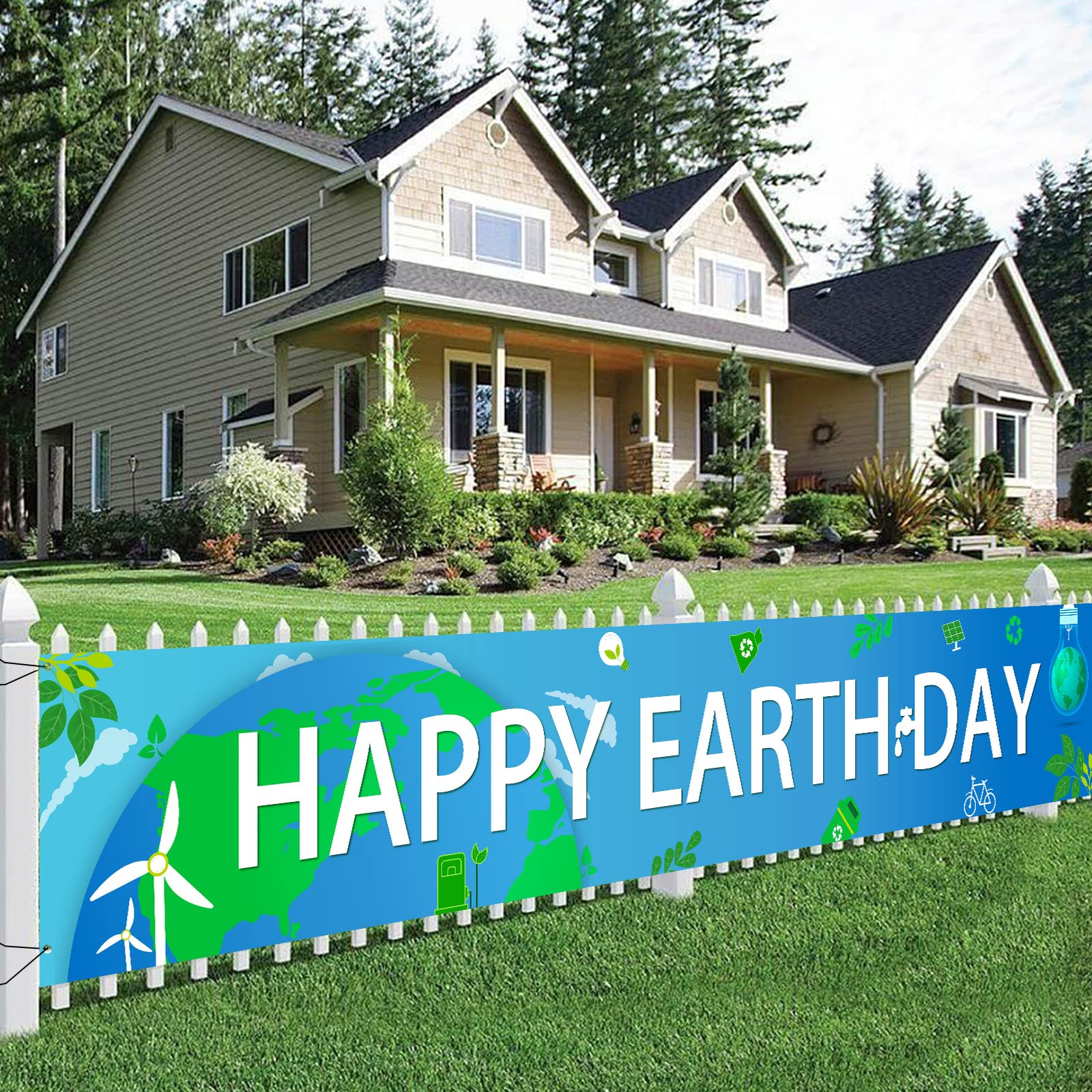 幸せの大きな水玉ハッピーアースデイ - ヤードサイン 屋外 芝生の装飾 - Save The Planet Yard Signs - ハッピーアースデイ大阪 (@happy_earthday_osaka) • Instagram photos and videos 