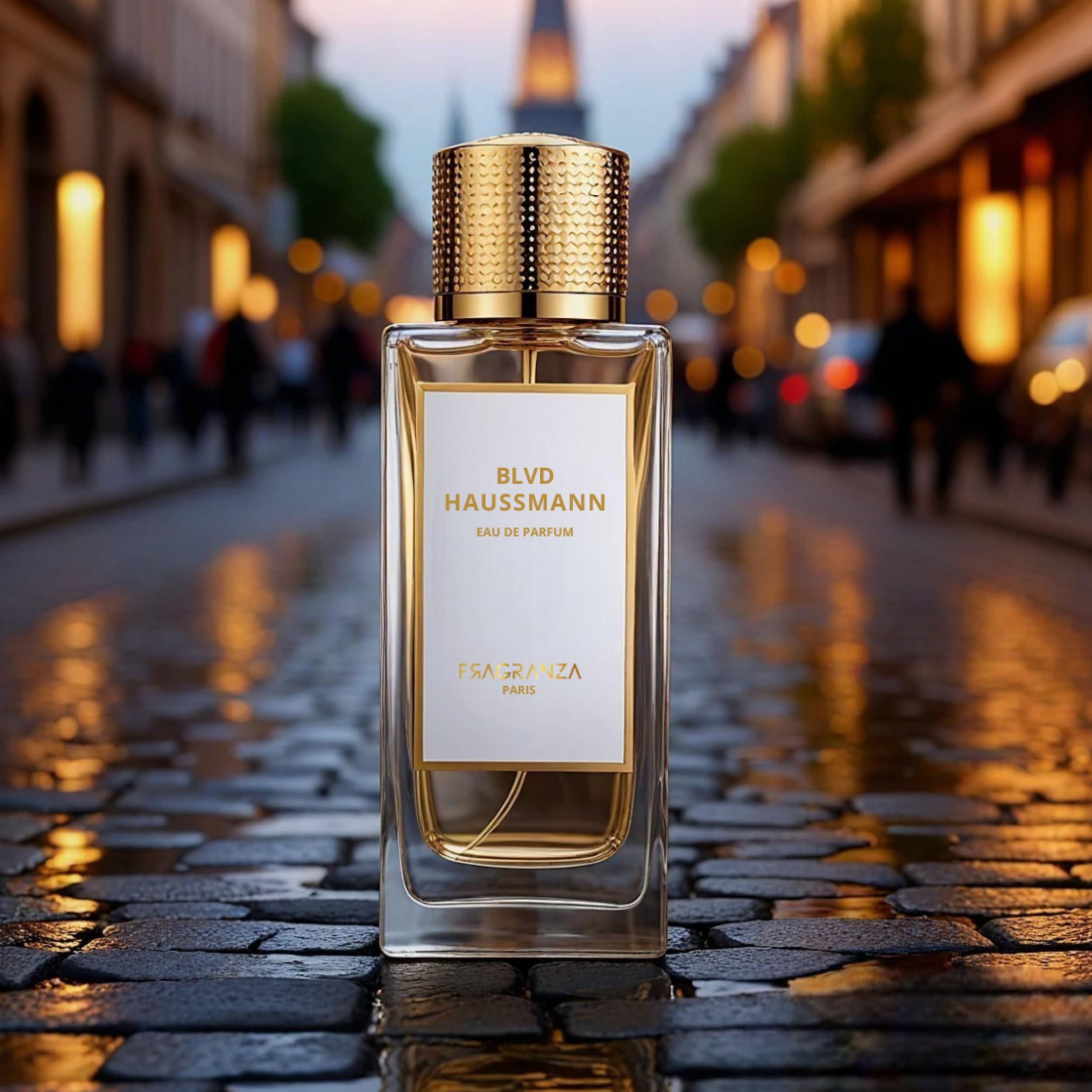 BLVD HAUSSMANN - UNISEXE PERFUM WODA 100ML - Blvd Haussmann FRAGRANZA Paris - Pomysł na prezent dla mężczyzn i kobiet - długotrwały zapach - MADE IN FRANCE