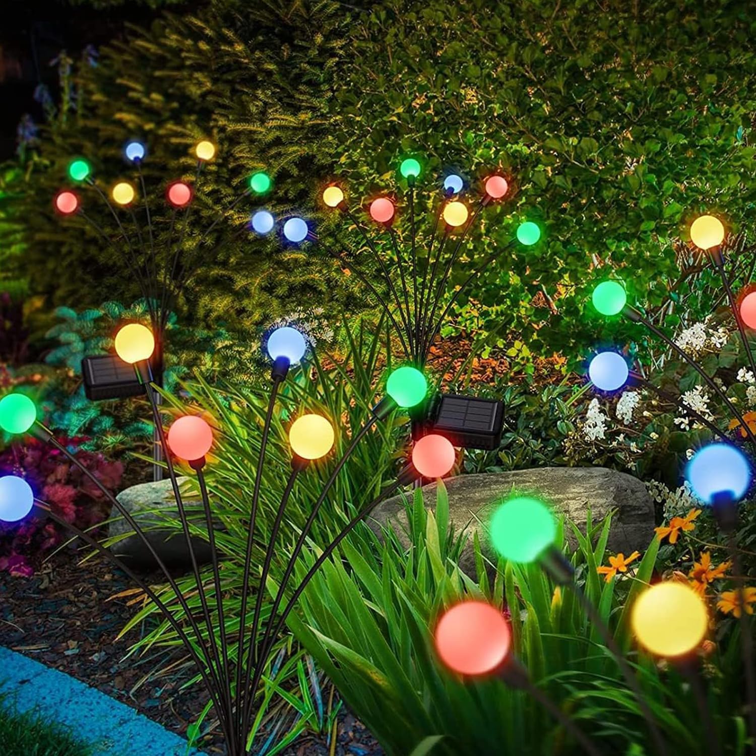 Solar Firefly Lights - Garden Pathway Decoration -9