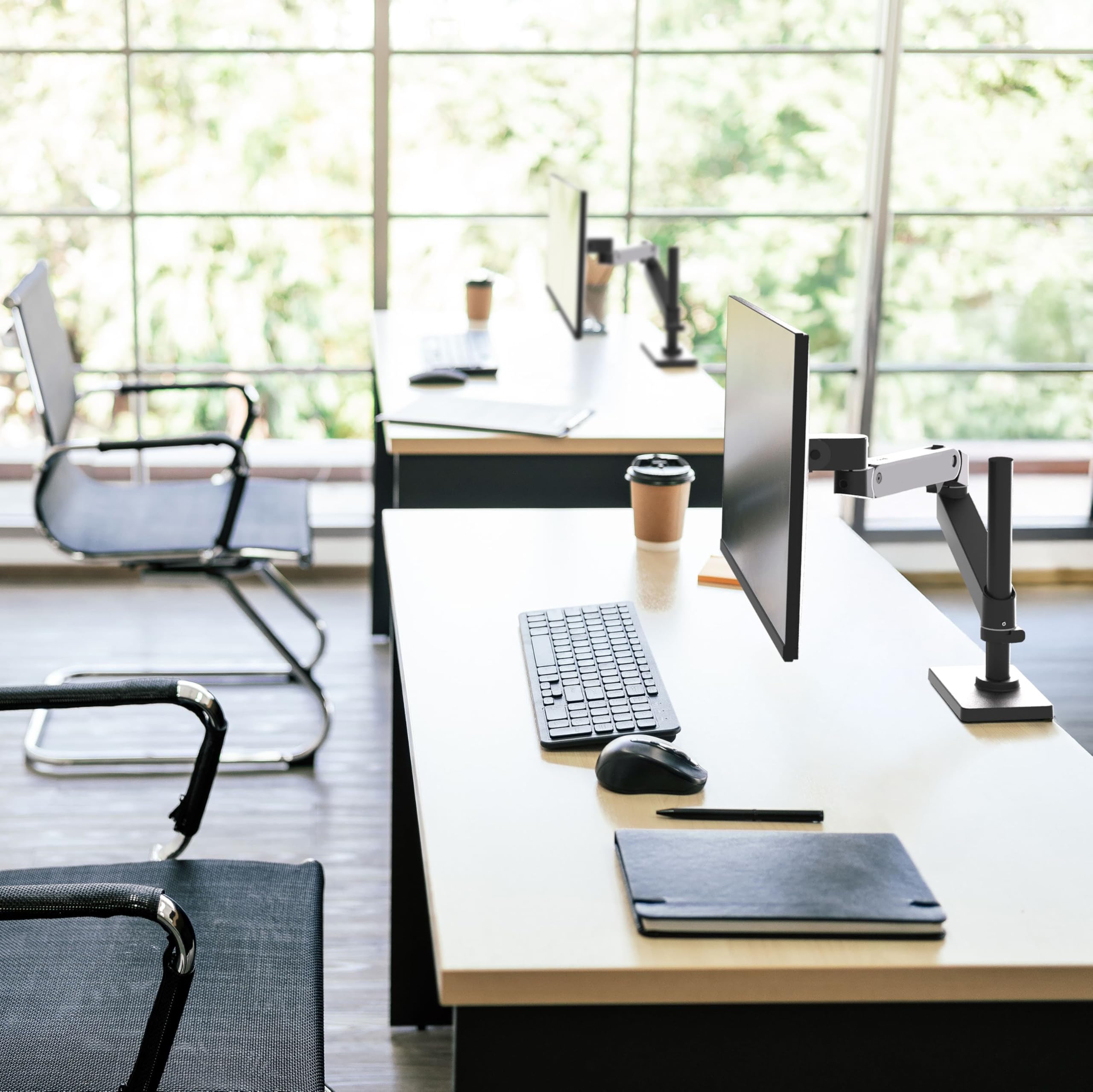 Ergotron Bras de Moniteur LX Pro Premium amélioré, Support de Bureau Simple pour Moniteur – Convient aux écrans d'ordinateur Ultra Larges incurvés Plats jusqu'à 34", 4 à 10 kg, VESA 75 x 75 mm ou 100
