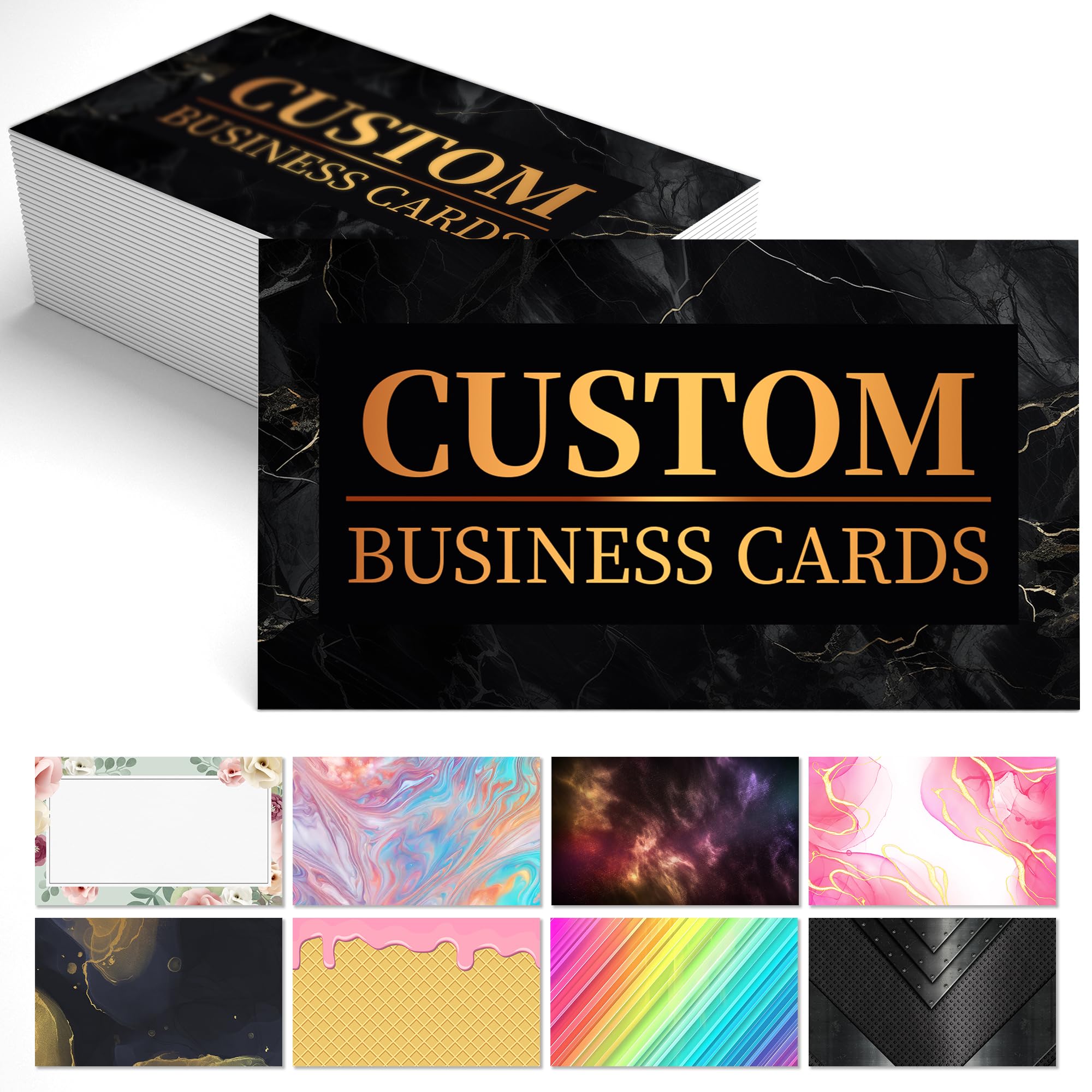 Custom Business Cards Design Your Own Personalized Business Cards Customizable 1000/500/200/100 Double Printable Business Cards Business for Company
