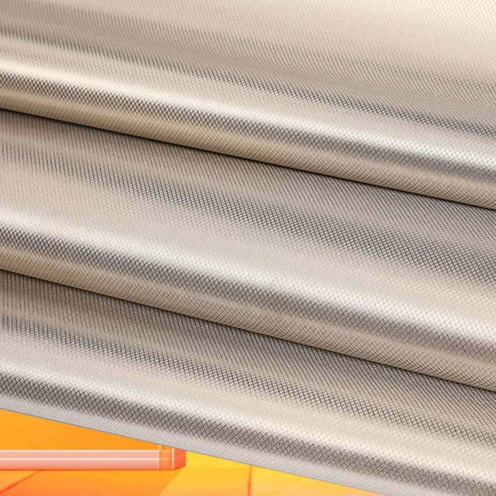 Shielding Faraday Fabric Emf Protection Signal Shielding Kit Faraday Material EMP Shielding Fabric EMI Shielding Cloth EMF Shield Cloth Faraday Fabic,silver-1x1.1m