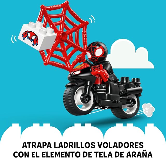 Foto 6 de 7 de LEGO Duplo Marvel Aventura en Moto de Spin - Juego Educativo Infantil para Niños de 2+ Años