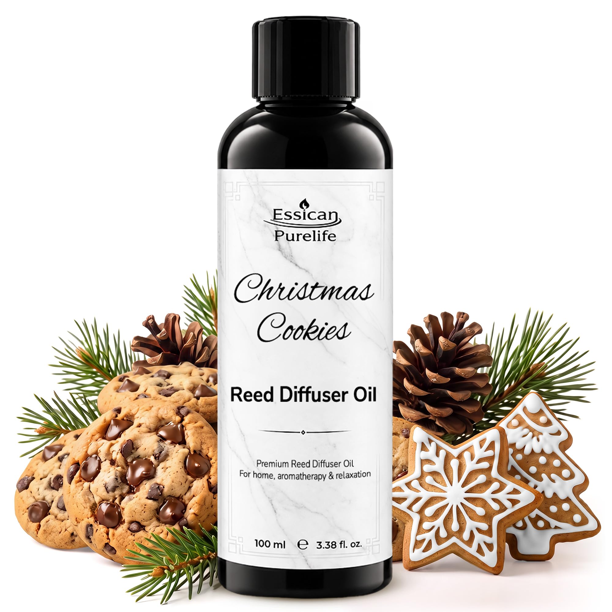 Essican Purelife Christmas Cookies Reed Diffuser Oil Refill 100ml