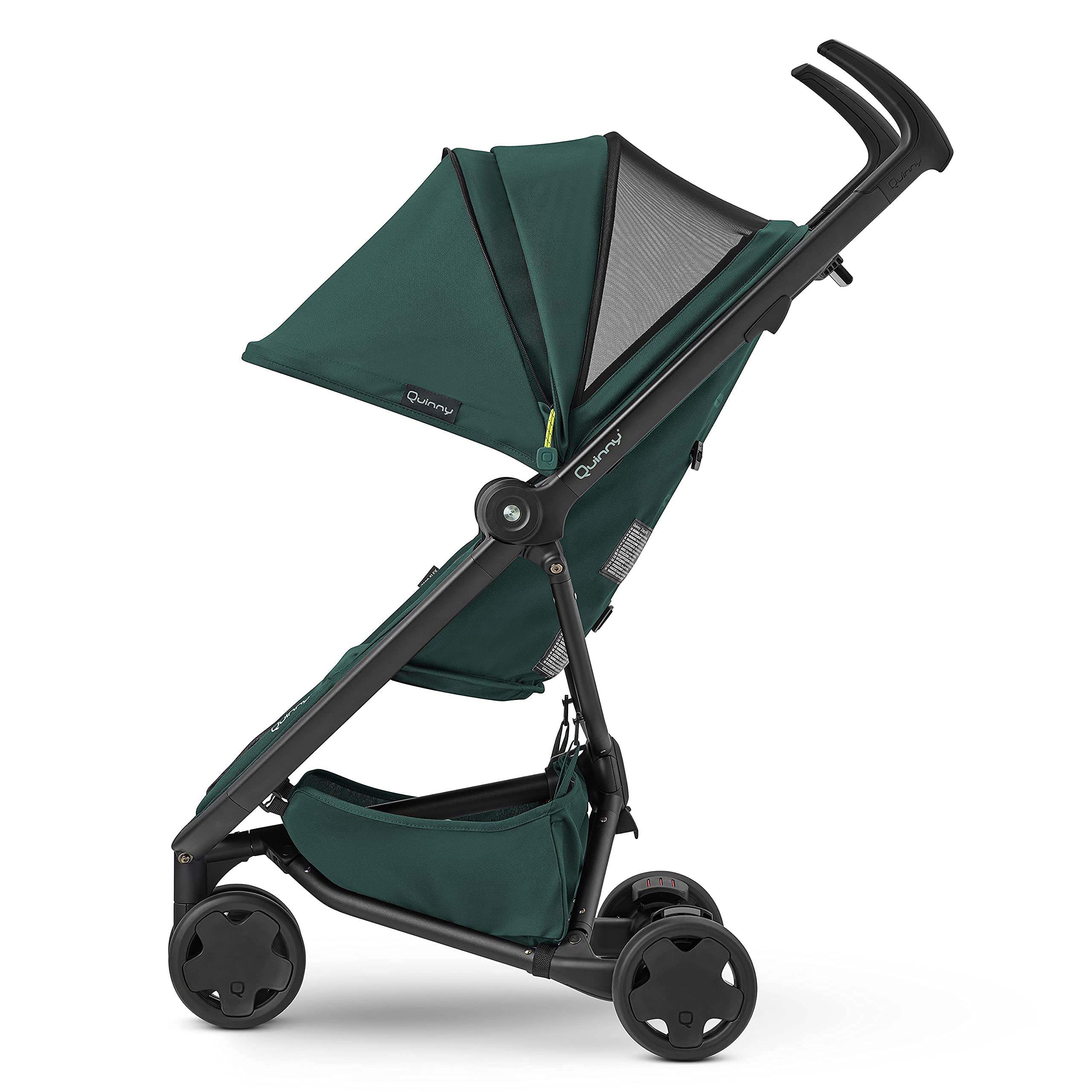Quinny Zapp Flex, Passeggino Leggero E Compatto, Con Seduta Reversibile Fronte Mamma E Fronte Strada, Reclinabile, 3 Ruote, 8800 g, Verde