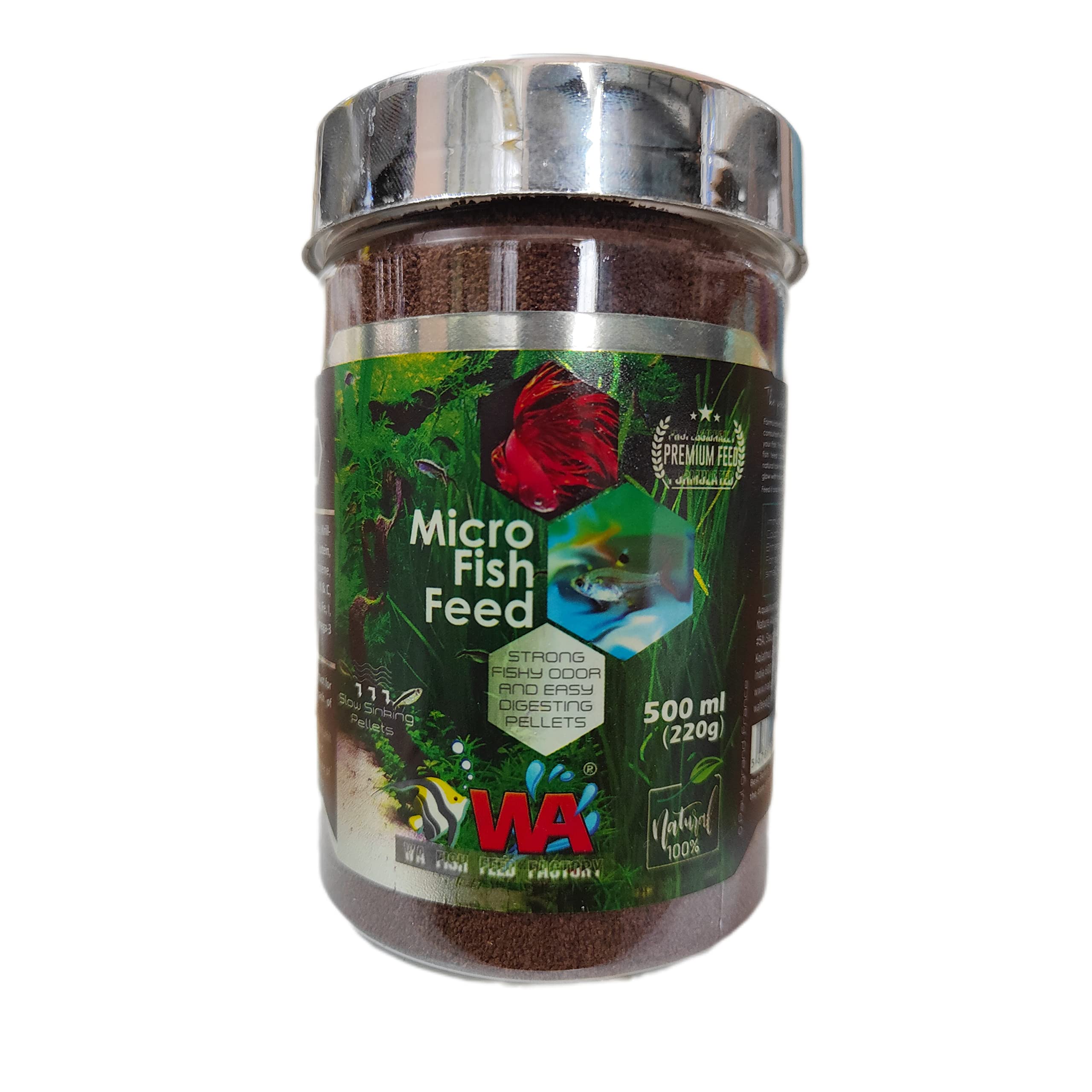 See full amazon price history chart for WA Micro Fish Feed Slow Sinking Pellets 220G - All Life Stages WA Micro Fish Feed Slow Sinking Pellets 220G - All Life Stages (B07Z419GH8) Amazon Price History, Amazon Price Tracker