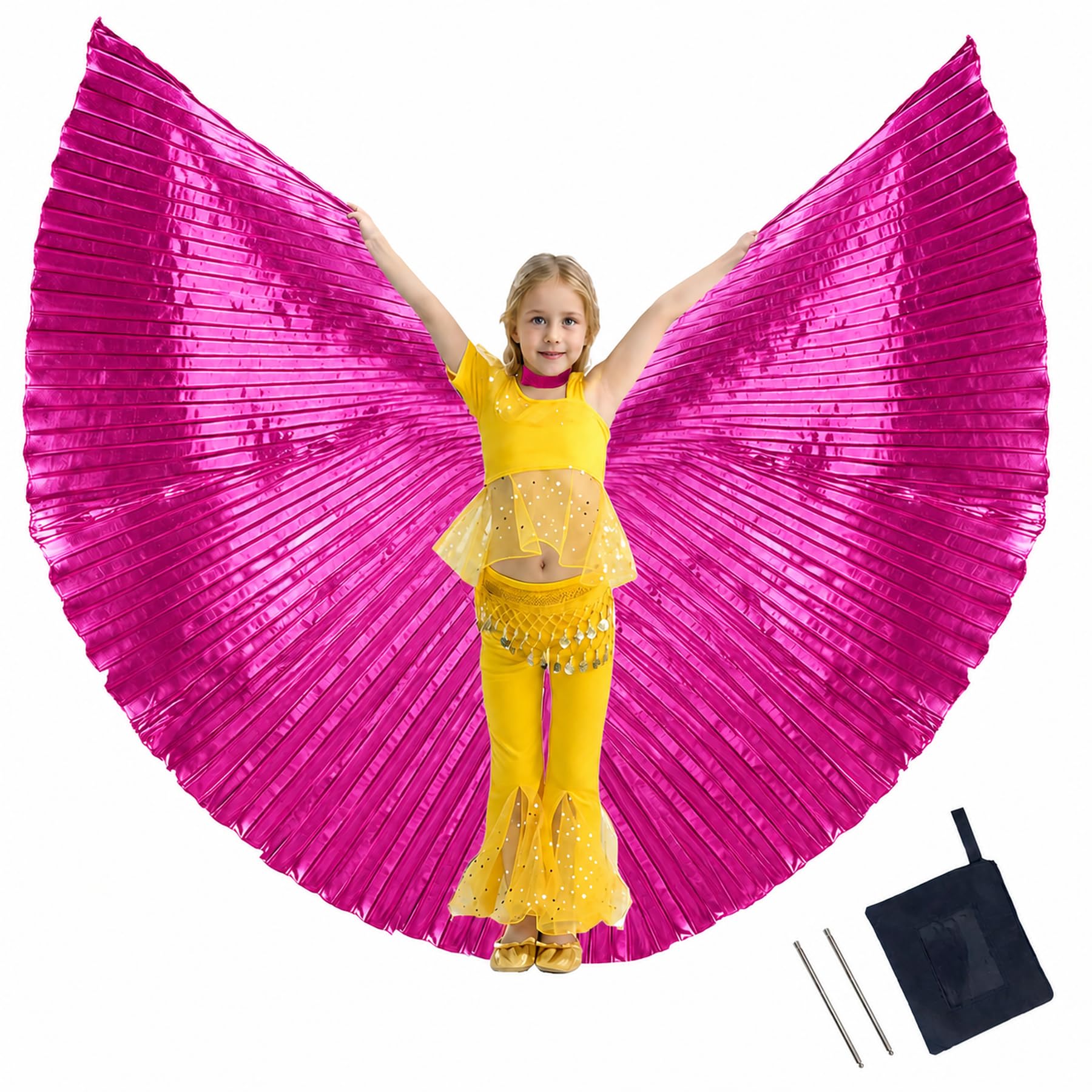 Photo 1 of MUNAFIE Kids Isis Wings Set with Sticks and Bag