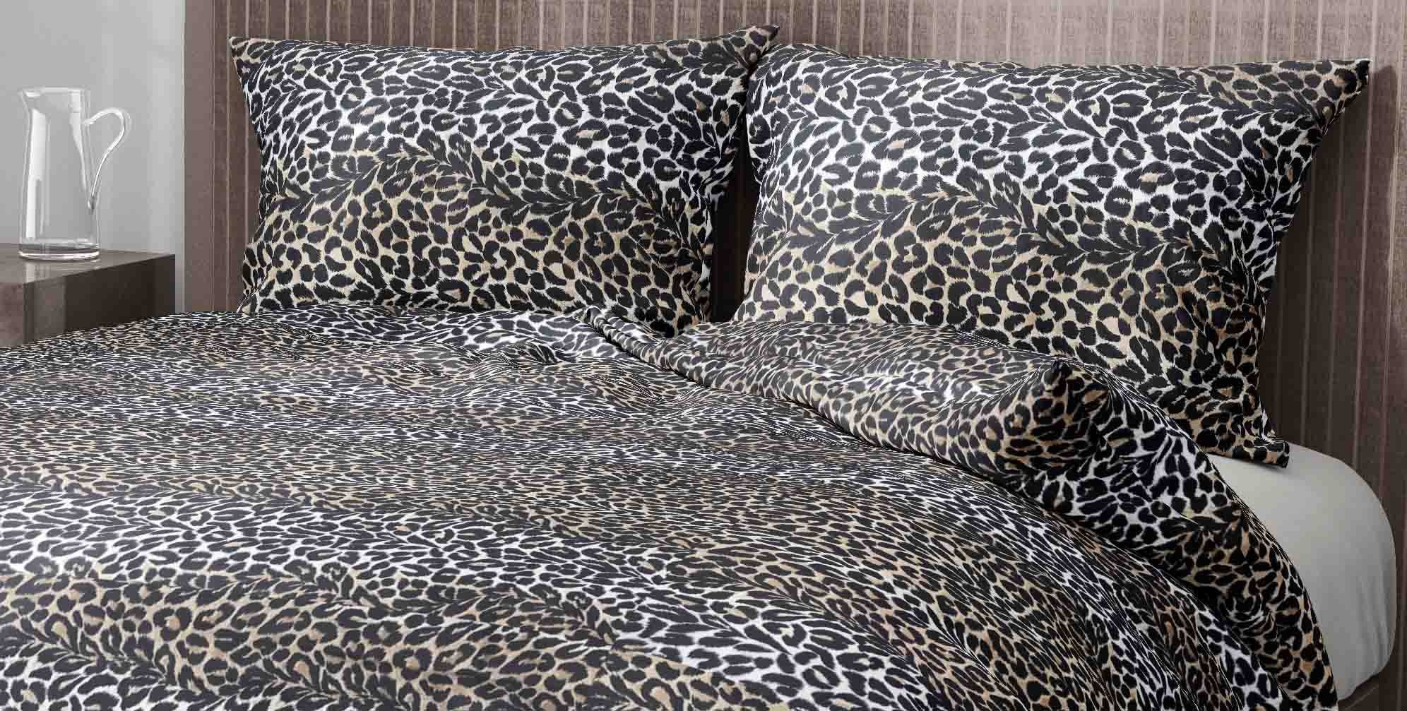 Tex family Copripiumino maculato Leopardato Sexi Safari Made in Italy - Matrimoniale 2 PIAZZE cm. 250X200