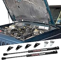 Vista 1 de Redline Tuning 21-20001-02 Hood QuickLIFT Plus System Compatible with Jeep Cherokee 1986-2001 (All Black Components)