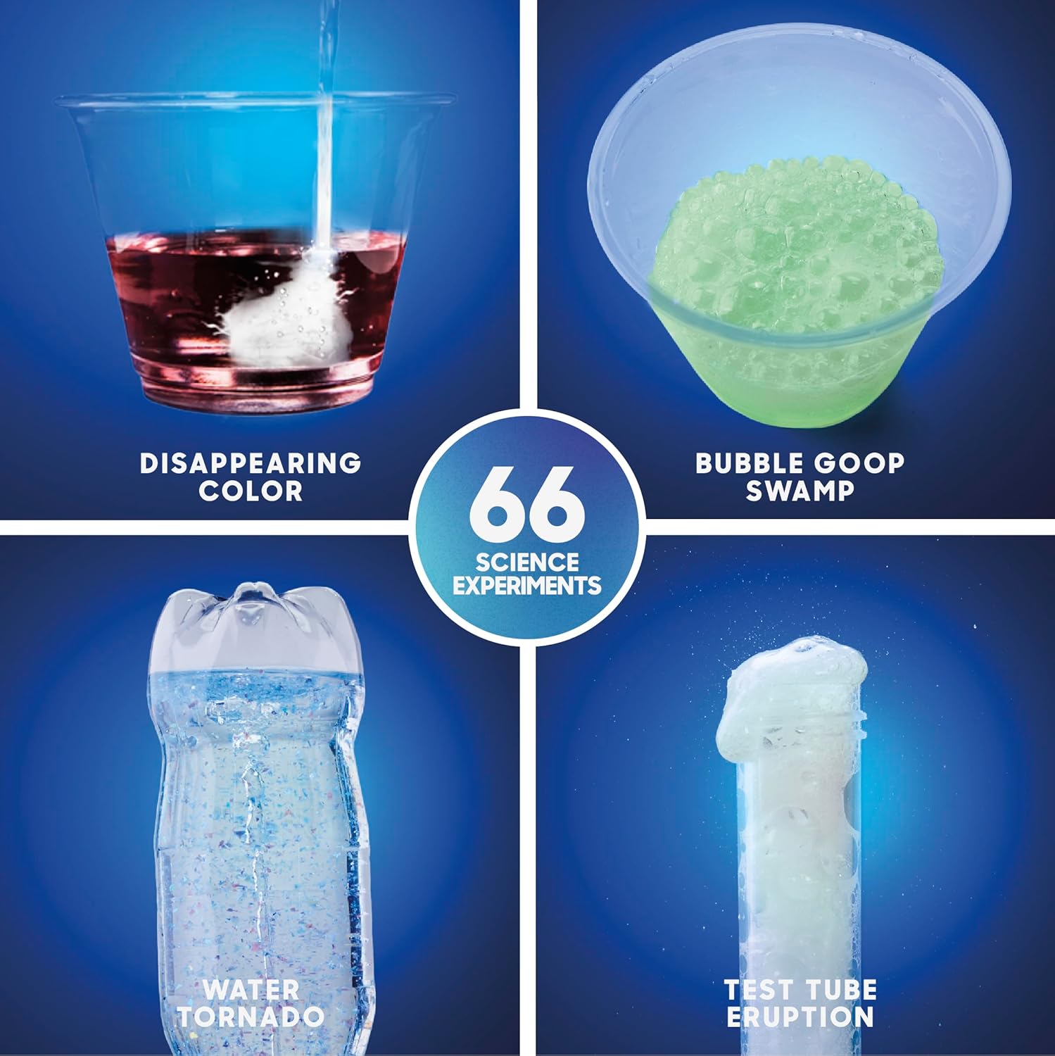 Discovery™ Super Reactions Science Kit – 66 Experiments STEM Lab for Kids| Includes Chemistry Tools, Volcano Mold, Slime, Reactions & Explosions|Educational Learning Toy|DIY Activity Set Gift| Ages 8+ - Image 3