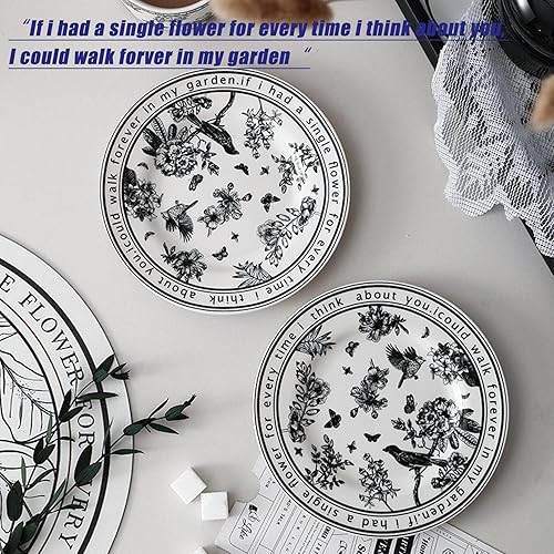 Miniatura 3 de Juego de taza de café y platillo de cerámica, diseño floral vintage, perfecto para los amantes del café, té o café, caja de regalo para el hogar, la