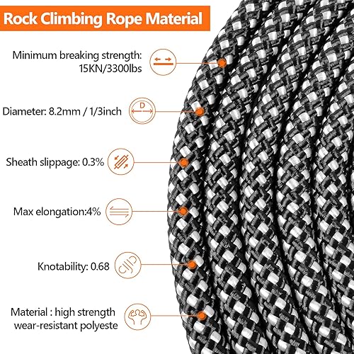 Miniatura 2 de NTR Correa de perro resistente de 15 pies, correa larga con gancho giratorio bloqueable, hilos reflectantes y mango cómodo, correa para perro para