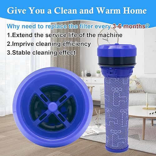 Miniatura 6 de ilovelife Filtro premotor de 2 piezas para aspiradora absoluta Dyson DC37, DC39, DC28, DC53, accesorio para aspiradoras, filtro HEPA lavable, número