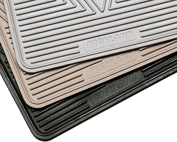 Highland 4602100 All-Weather Black Front Seat Floor Mat