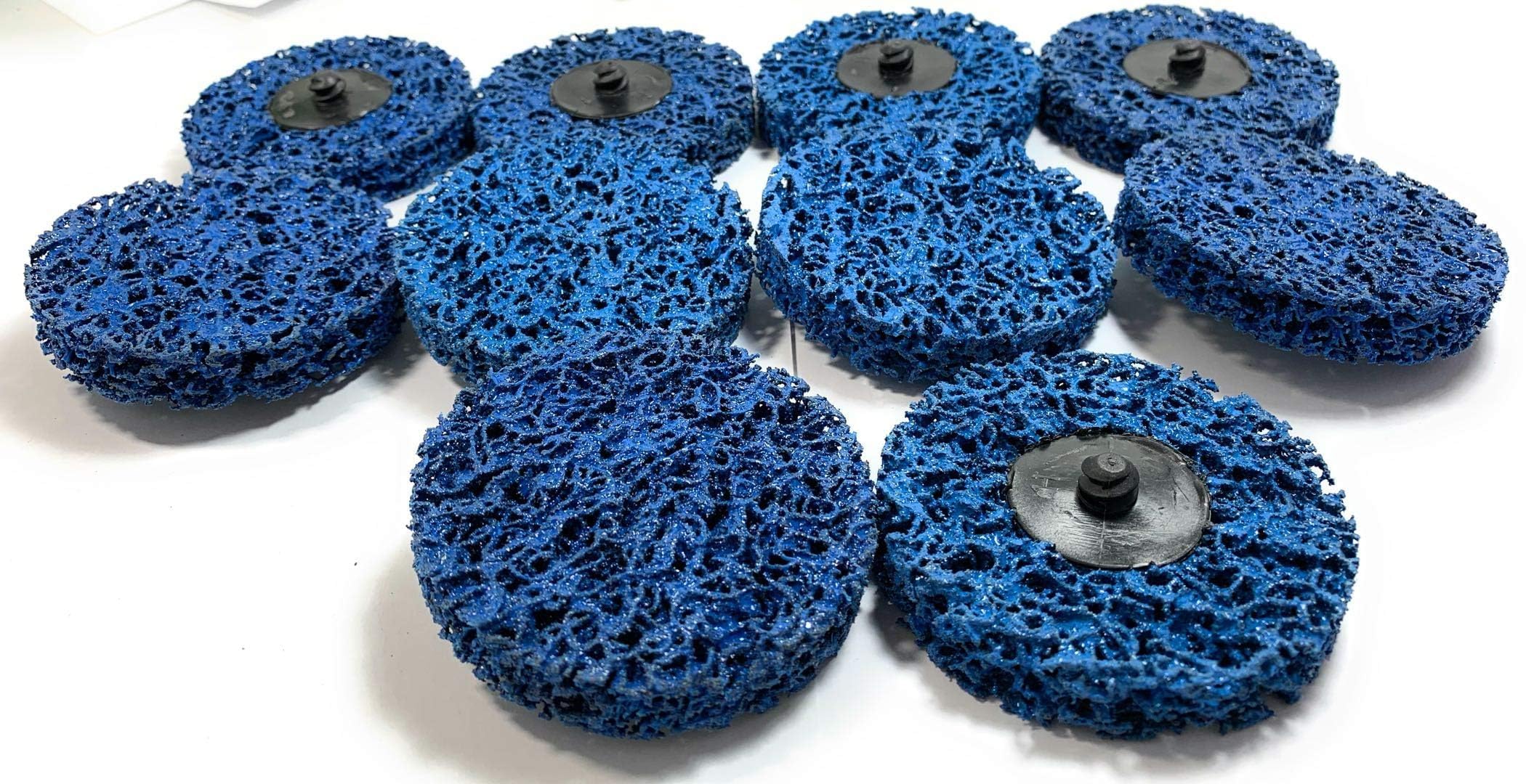 Signi Poly Strip Abrasive Quick Abrasive Disc Clean & Remove Paint, Rust and Oxidation (3 inch)