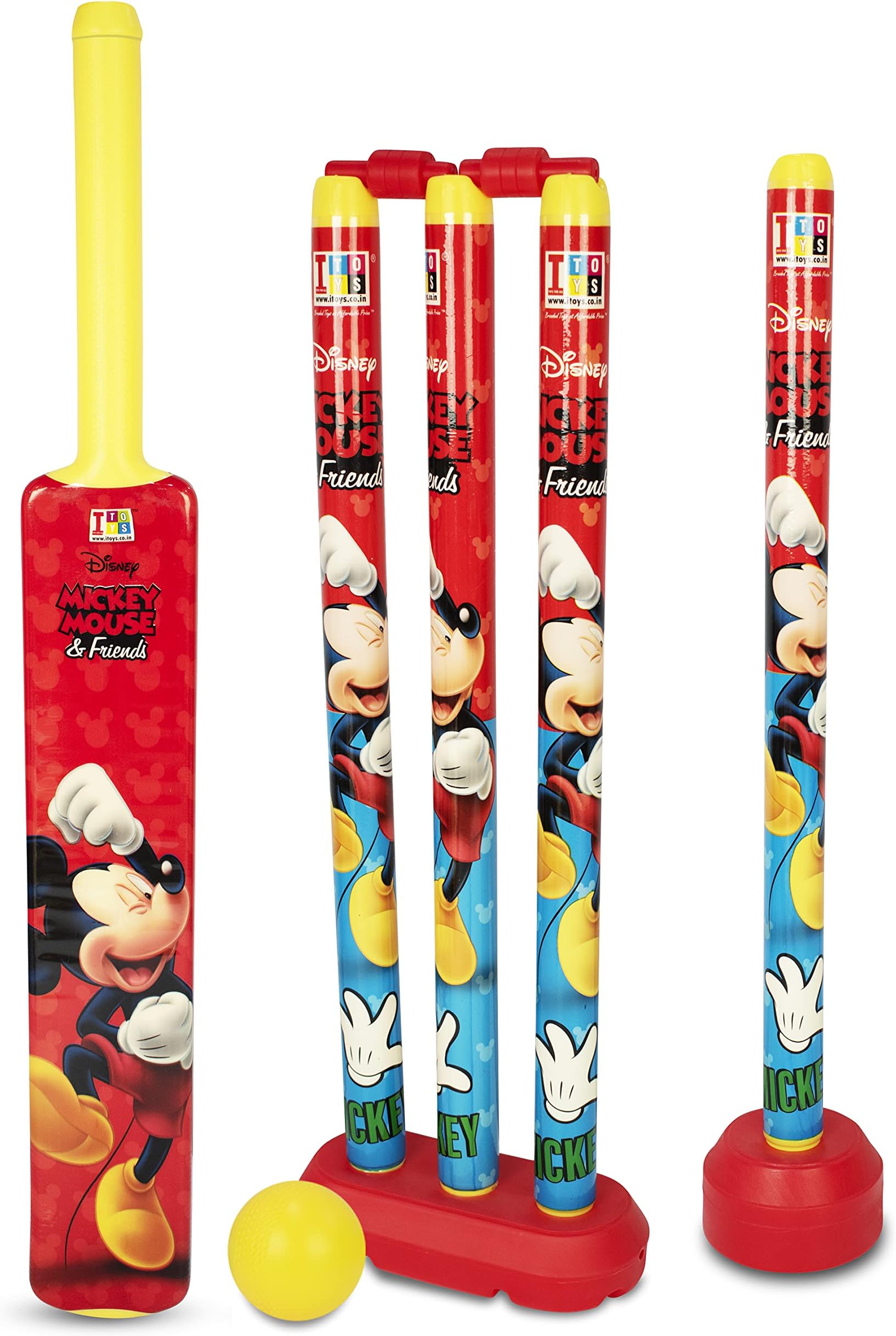Buy Kinder Garden Junior Plastic Bat Ball Kit(4 Wickets Kit,2Years 6