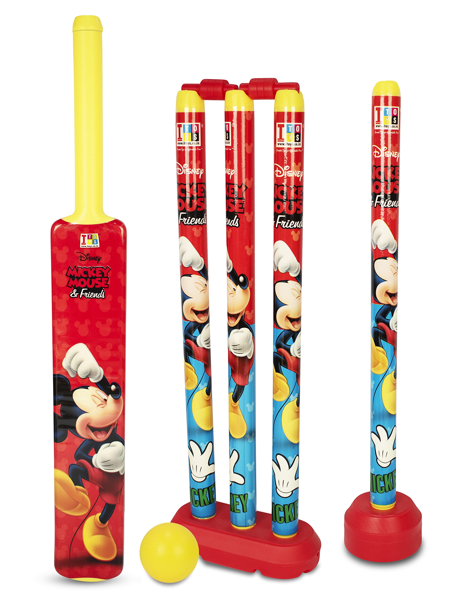 Disney Mickey 20-20 Cricket Set for Kids Bat & Ball Set Playing Outdoor and Indoor Sports Game Toy (20-20 Cricket kit) (B09CCZYV45) Amazon Price History, Amazon Price Tracker