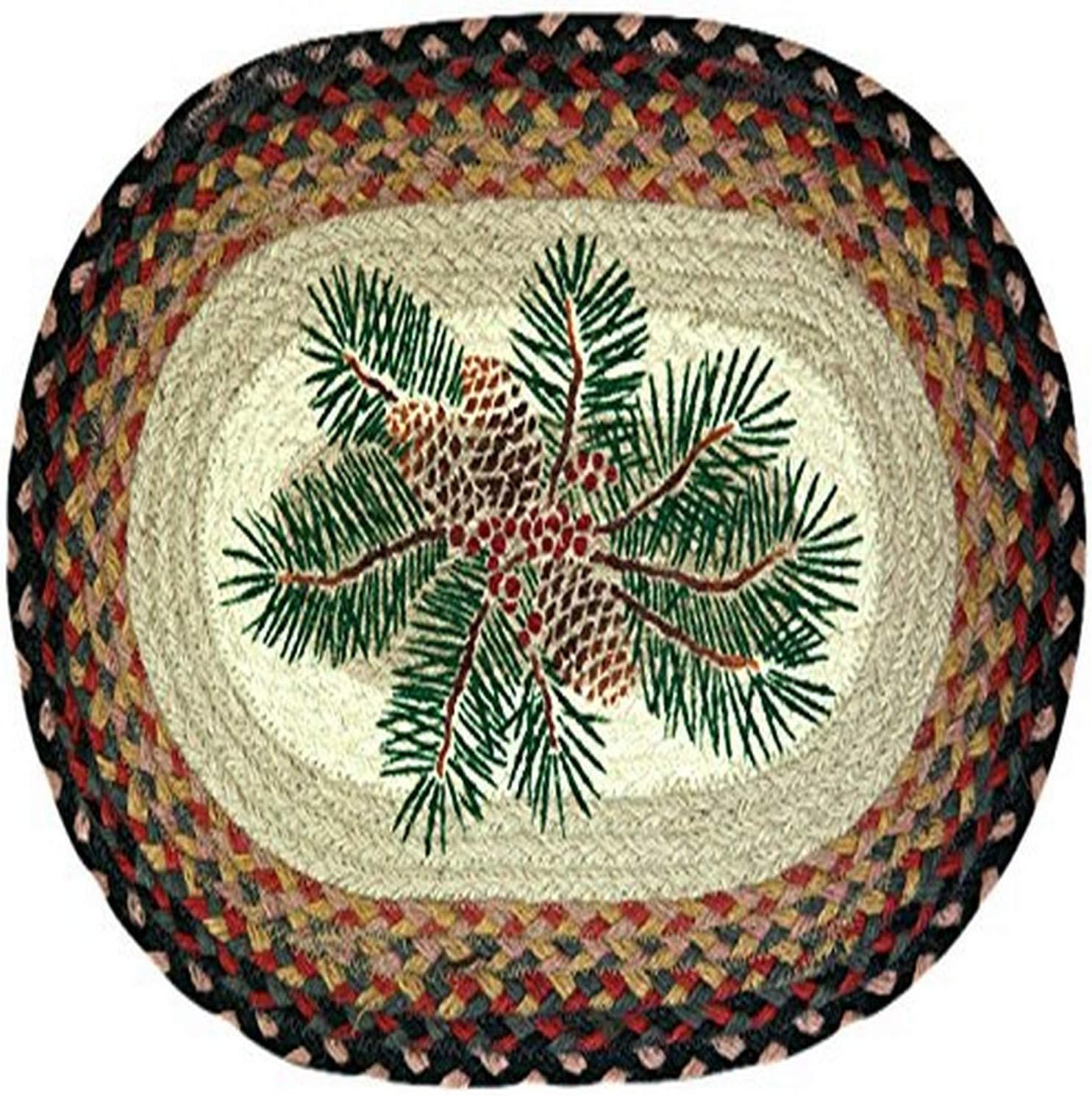 Earth Rugs 48-083PRB Placemat, 13 x 19, Burgundy