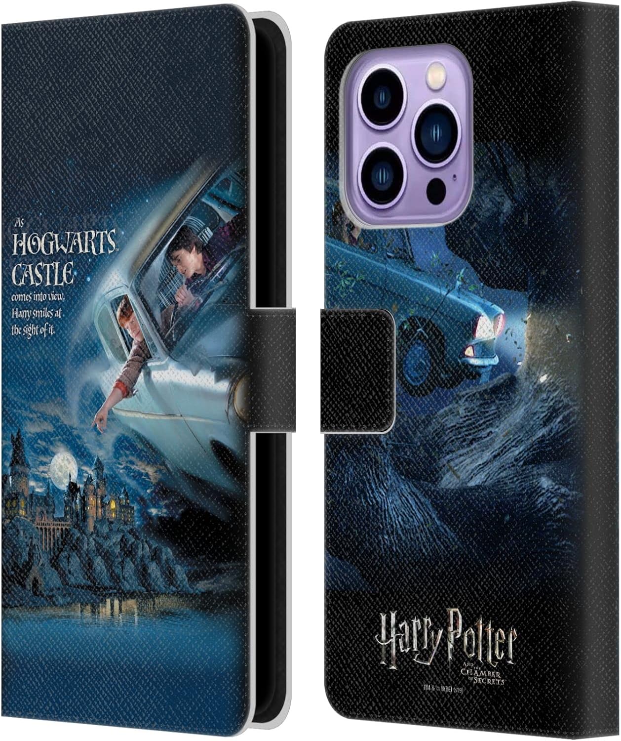 Head Case Designs Officially Licensed Harry Potter Dobby Poster Chamber of Secrets III Leather Wallet Case Compatible with Apple iPhone 13