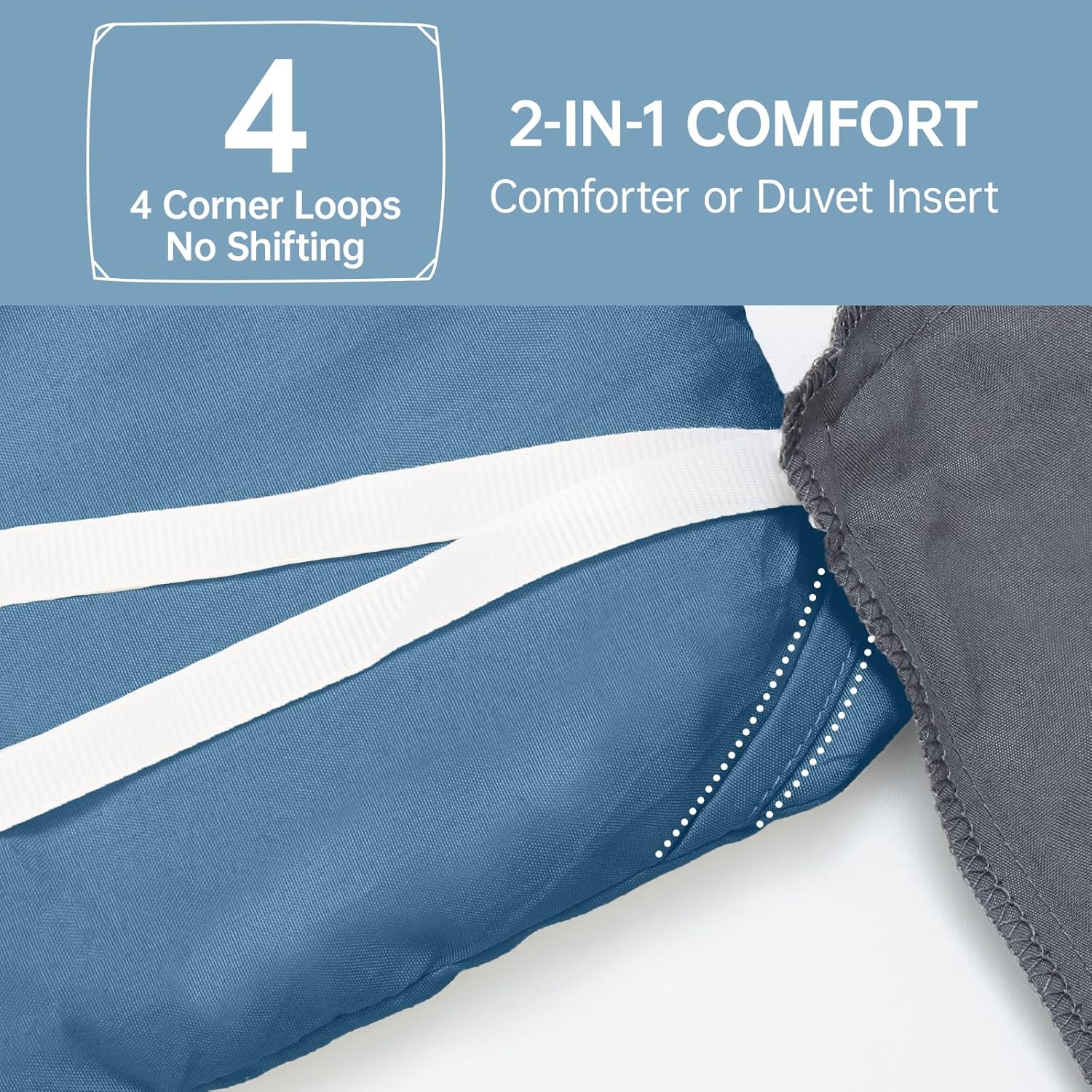 MUXHOMO Full Comforter Sets, All Season Ultra Soft Down Alternative Bedding - 3 Piece Lightweight Bed Set Includes 1 Comforter (82"x86") and 2 Pillow Shams (20"x26"), Teal