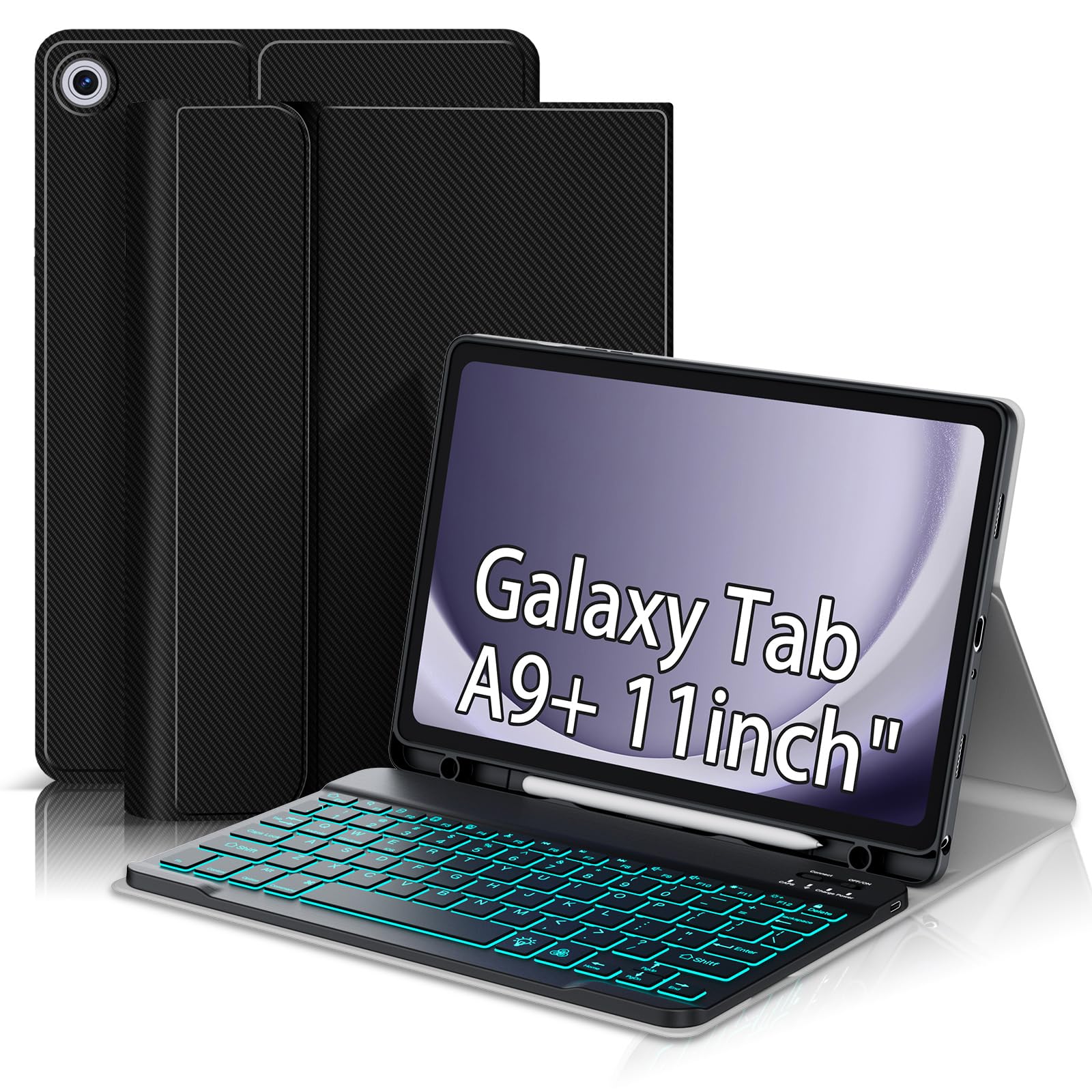 Amazon.com: Keyboard Case for Samsung Galaxy Tab A9+/A9 Plus 11