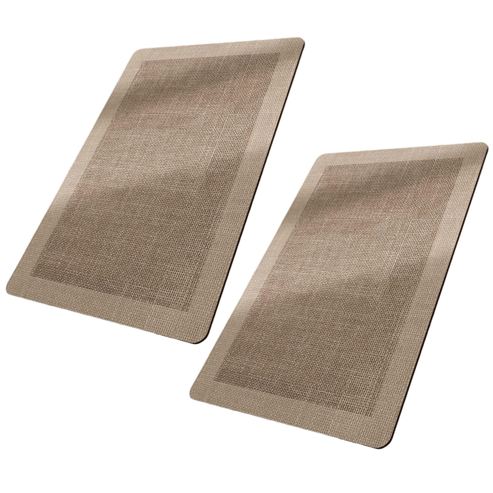 LUCKGONI 2PCS Soft Absorbent Bathroom Mat Diatomite Bath Mat NonSlip Fast Dry Bathing Floor Mats for Safe Bathing Shower