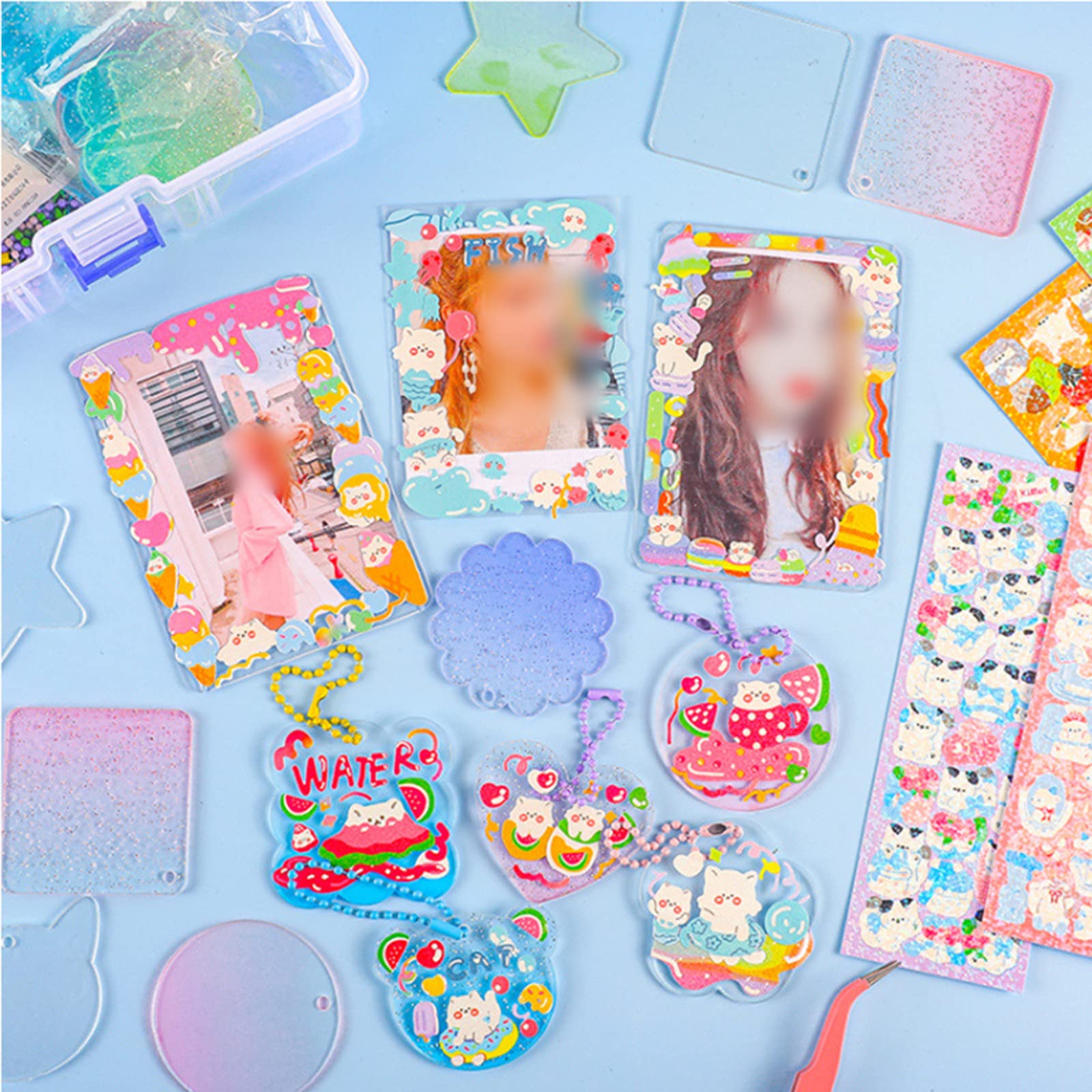 Amazon | 漫画ステッカー ミニアクリルキーホルダー ミニアクリルス