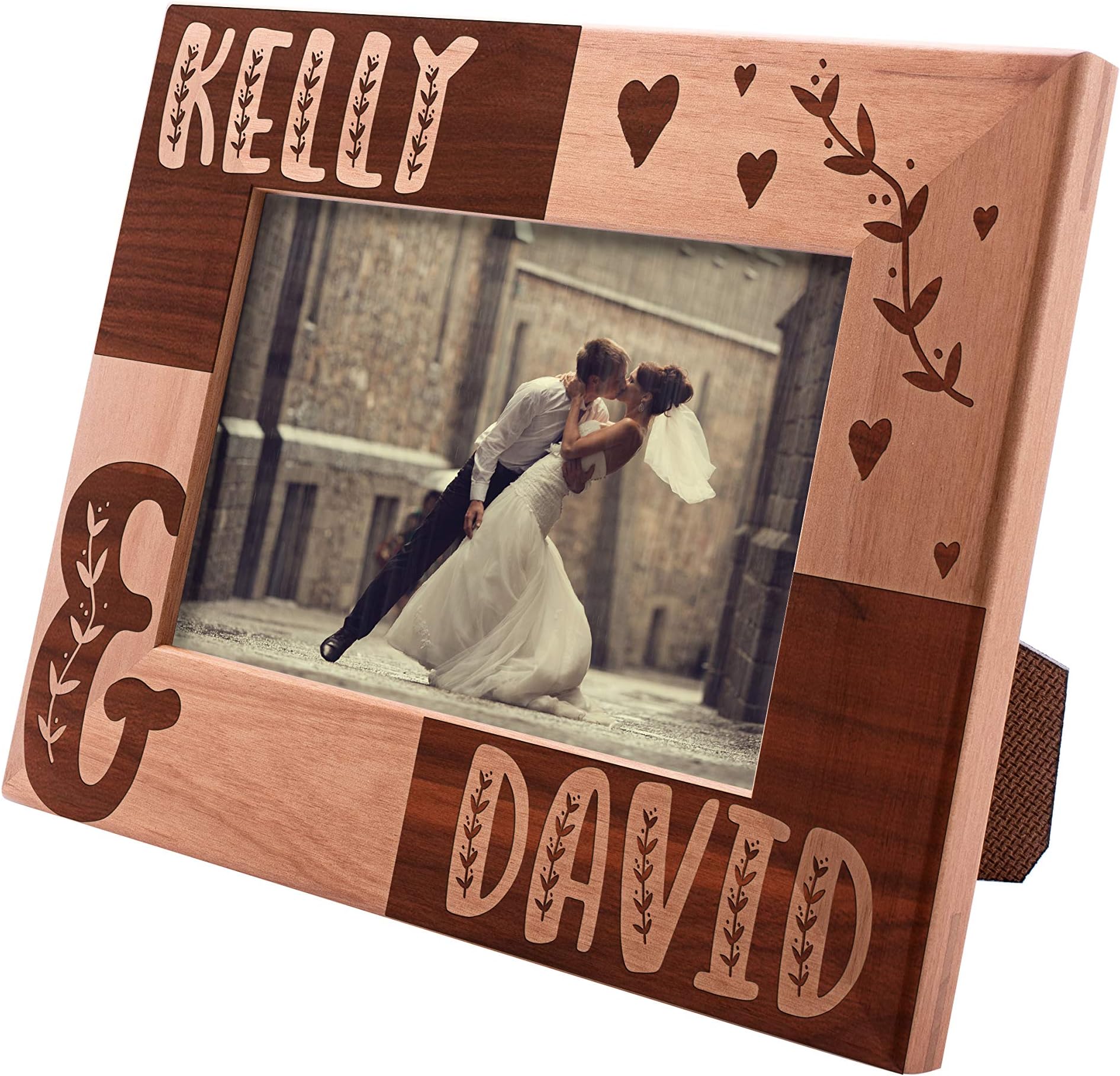 Wedding Picture Frames, Personalized Picture Frame 4x6