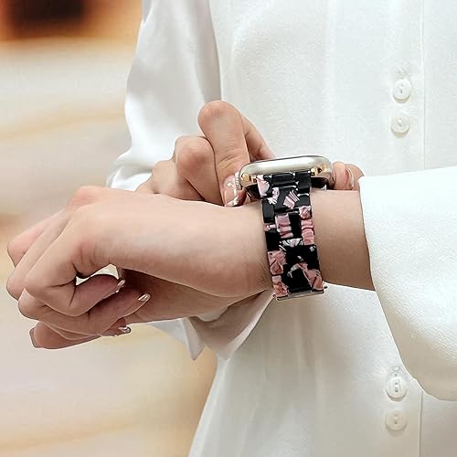 Miniatura 6 de Compatible con correa de Apple Watch para mujeres y hombres, ligera, impermeable y elegante para Ultra, Series 8, 7, 6, 5, 4, 3, 2, 1 SE, aplicable