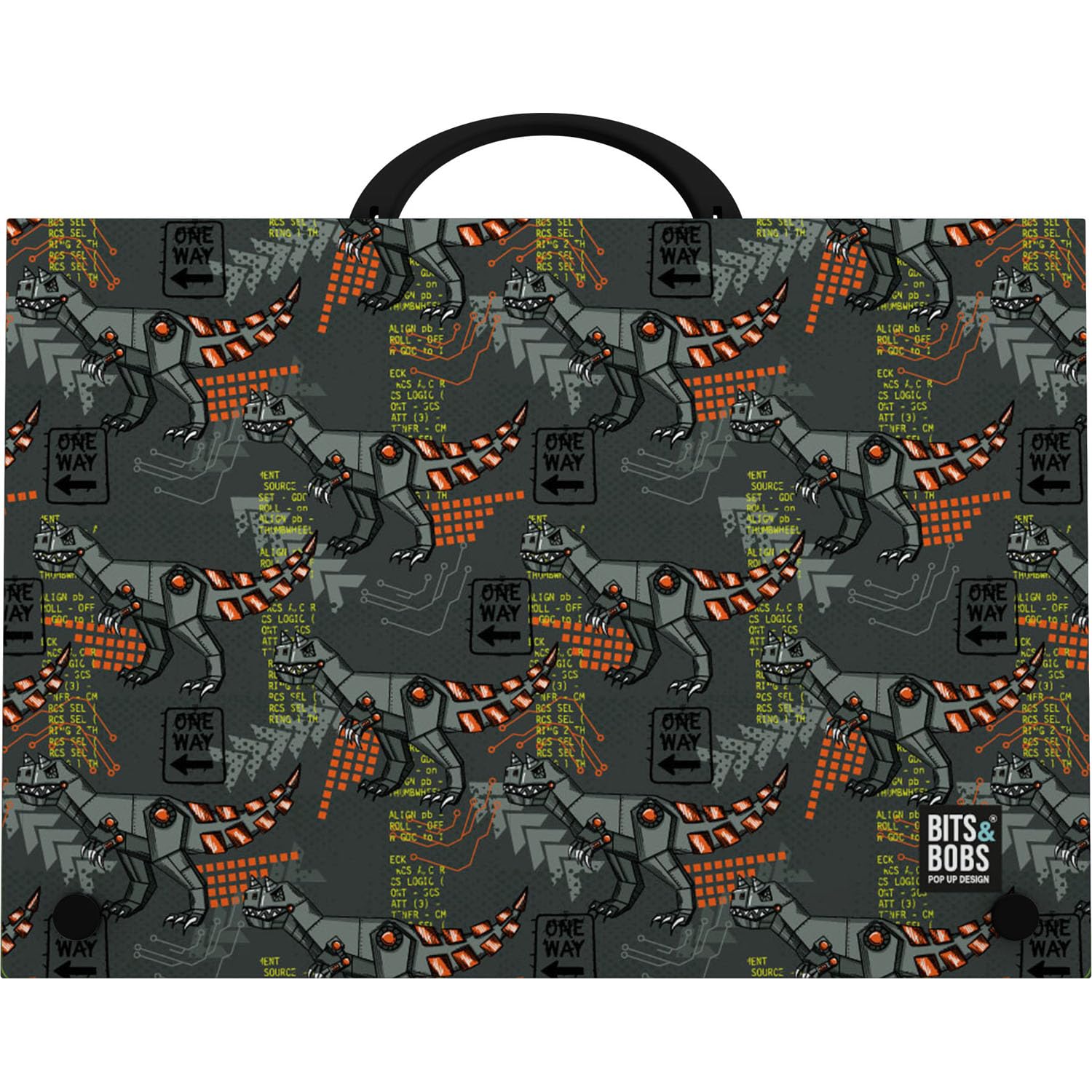 Valigetta Scuola In Polipropilene Bits&Bobs Botanic - Portadocumenti Formato A4 Con Manico - Foto 10