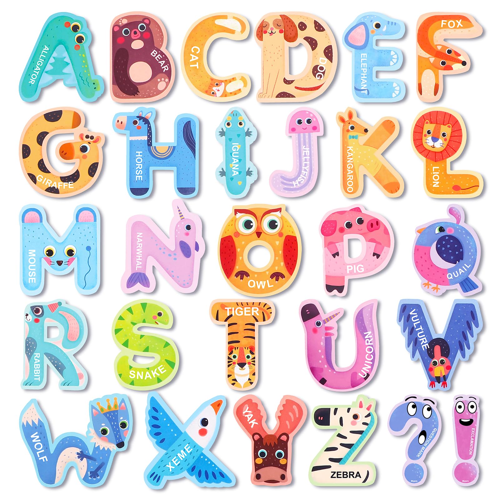 Magnetic Letters for Classroom Whiteboard, Alphabet Magnets ABC for Toddlers Fridge 3+ Year Old, Large Jumbo Refrigerator, Spelling Preschool Learning Toys for Boys Girls, Educational Games for Kids