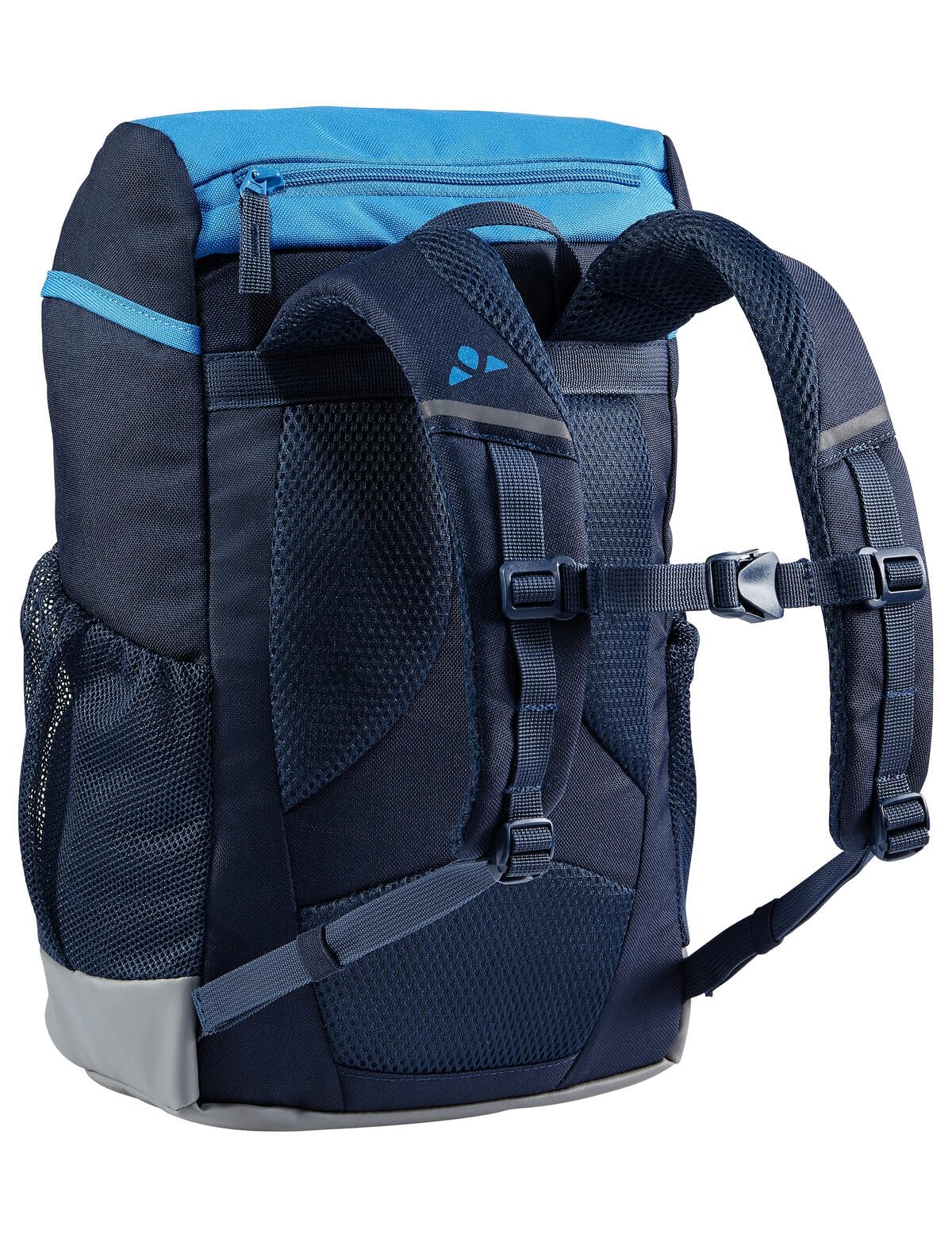 VAUDE Boys & Girls Puck sac à dos pour enfants, sac à dos de randonnée confortable pour enfants, sac à dos scolaire résistant aux intempéries avec housse de pluie et loupe,bleu/éclipse,10 litres