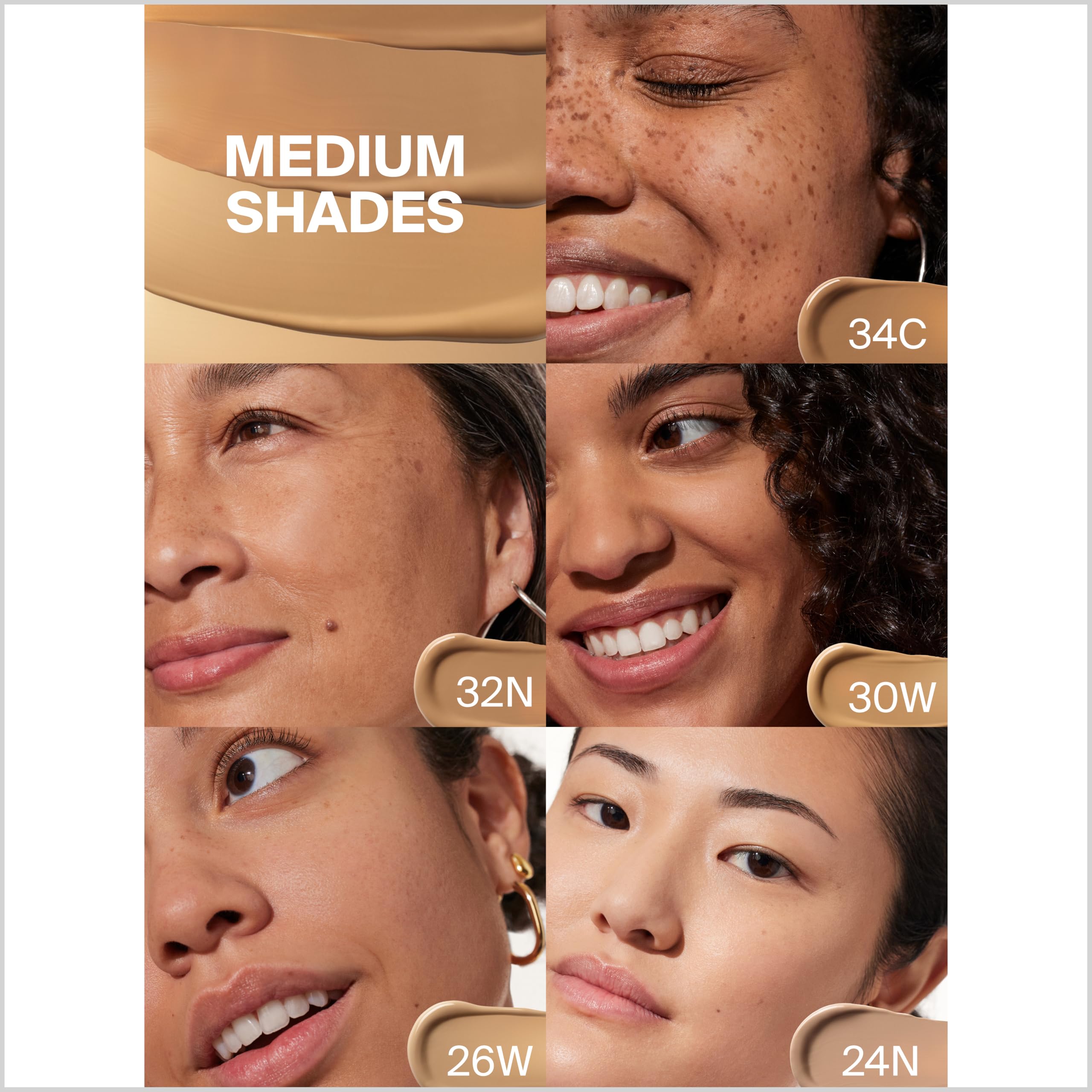 Supergoop! Protec(Tint) Tägliche Gesichtsfarbe LSF 50-24N, leichte und anpassbare Abdeckung für eine ebenmäßige und glatte Haut, natürliches Finish