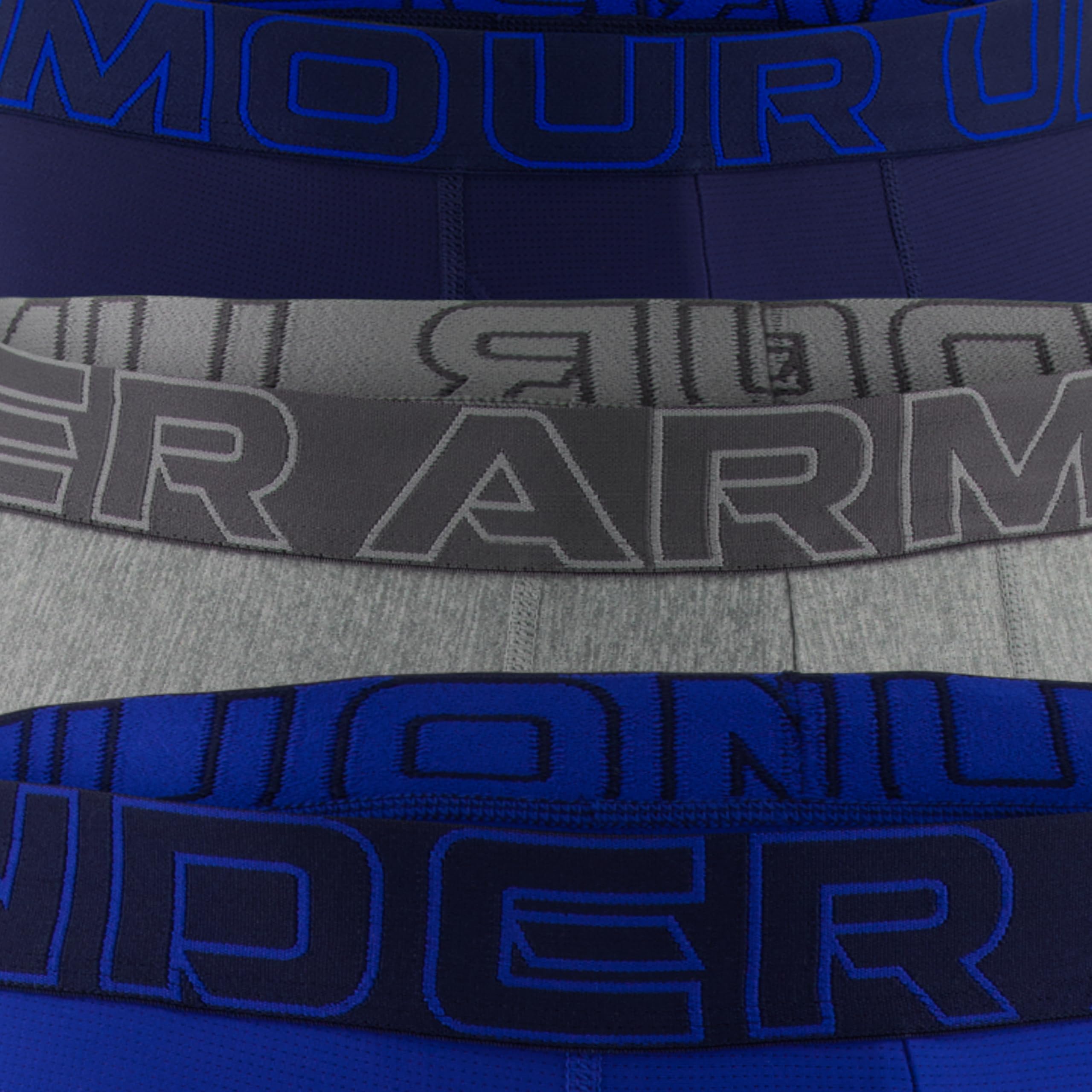 Under Armour Herren UA Tech Mesh 9in 2 Pack, enganliegende Boxershorts, atmungsaktive Herren Unterhosen