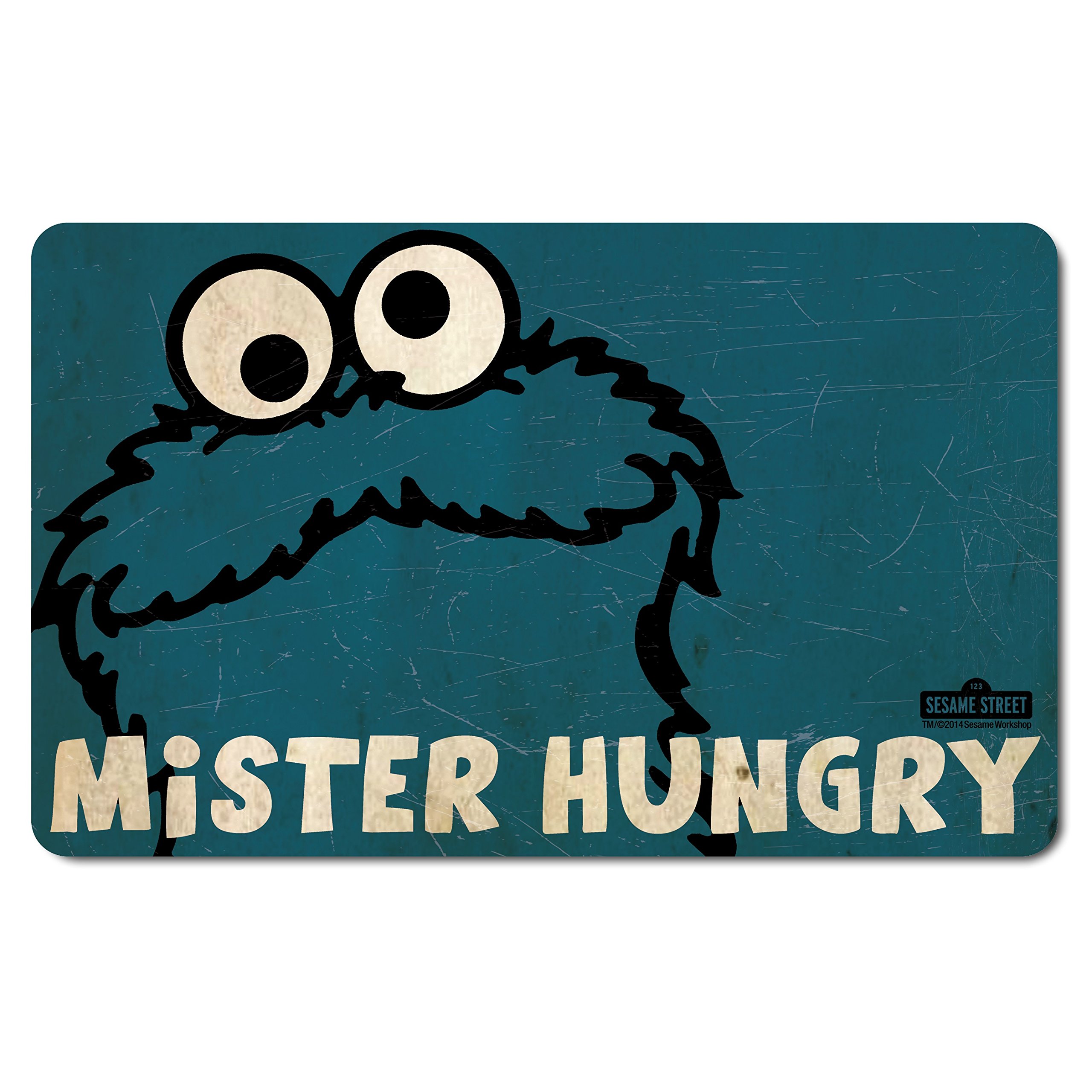 Logoshirt® Sesame Street I Cookie Monster I Mister Hungry I Breakfast Board I Chopping Board I 23x14cm I Dishwasher Safe & Heat Resistant I Licensed Original Design