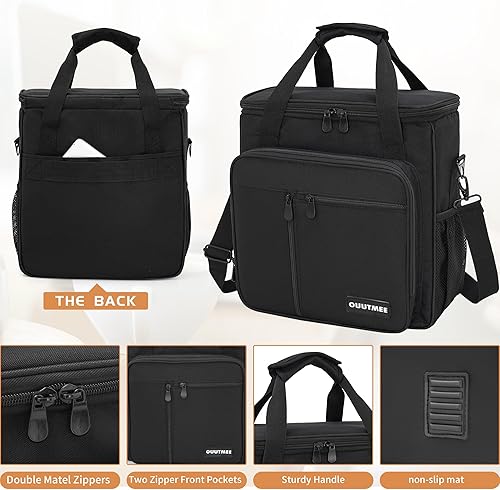 Miniatura 4 de Bolsa de transporte para cafetera compatible con Keurig K-Mini o K-Mini Plus, cafetera de una sola porción bolsa de almacenamiento portátil con