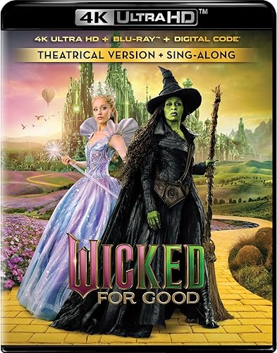 Wicked: For Good (4K Ultra HD + Blu-ray + Digital)