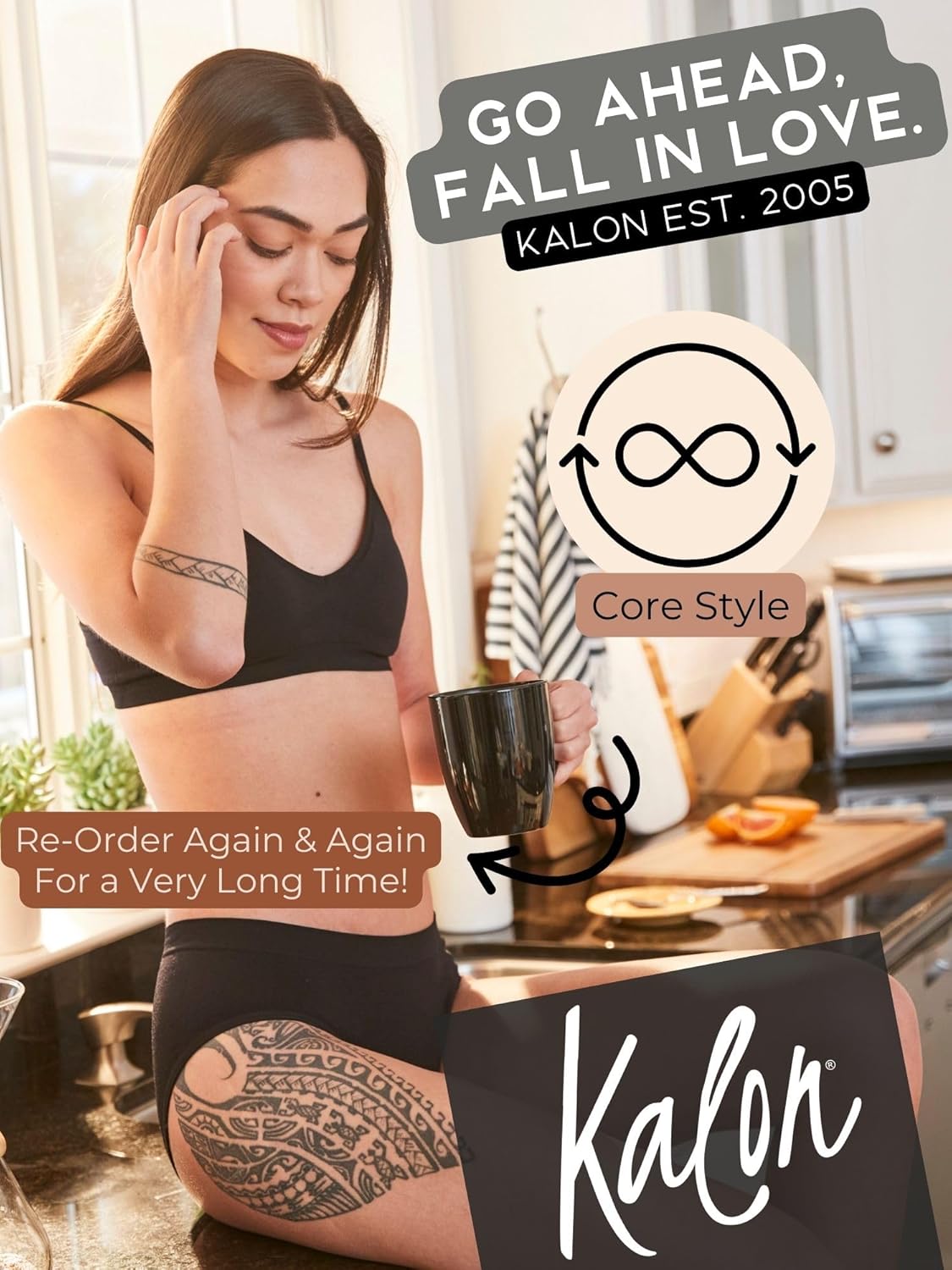 Kalon Women’s 4 Pack Demi Padded Bralette Wireless Comfortable Bra - Image 8