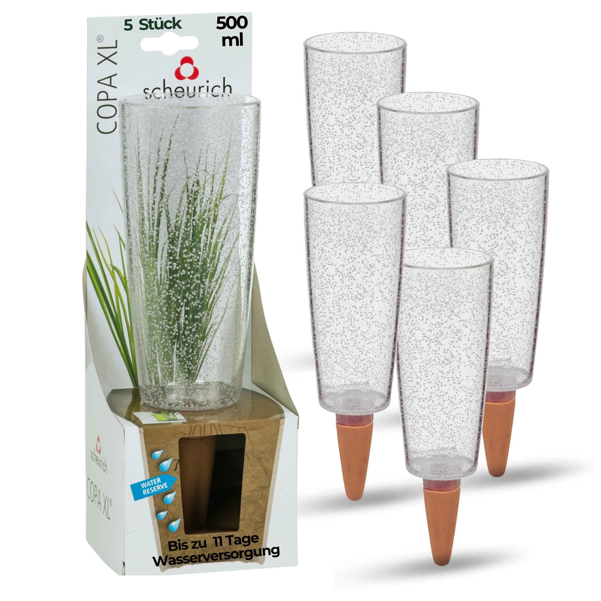 Copa XL dispensador de agua de riego riego bola verde transparente