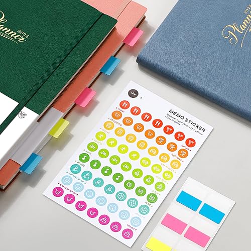 Miniatura 9 de EMSHOI Agenda semanal mensual de 8.5 x 11 pulgadas, con 15 meses, descripción anual 2024-2025, vacaciones 2024-2026, calendario anual, seguimiento