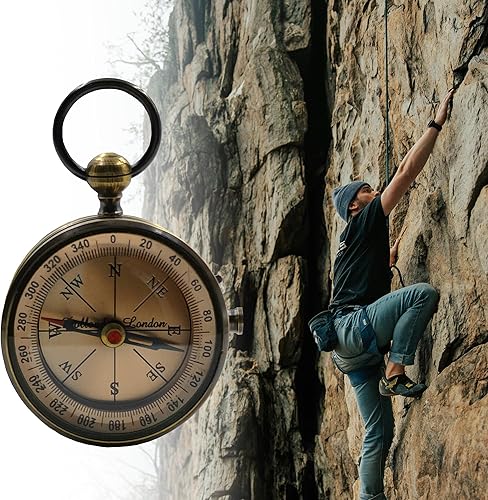 Miniatura 5 de Regalos de brújula grabada con poema con caja de madera, regalo inspirador para hombres, mujeres, niños y niñas, ideas de regalo para graduación,