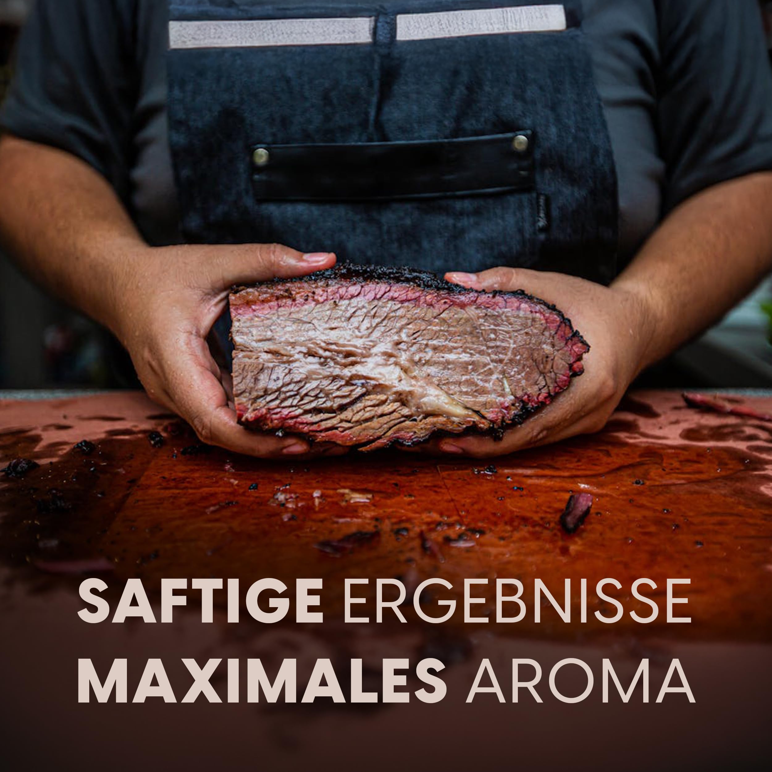 HOLY SMOKE® USA Butcher Paper 44 cm x 28 m, rotolo di carta da macellaio per grigliare carne succosa grazie a Low & Slow BBQ – Made in USA