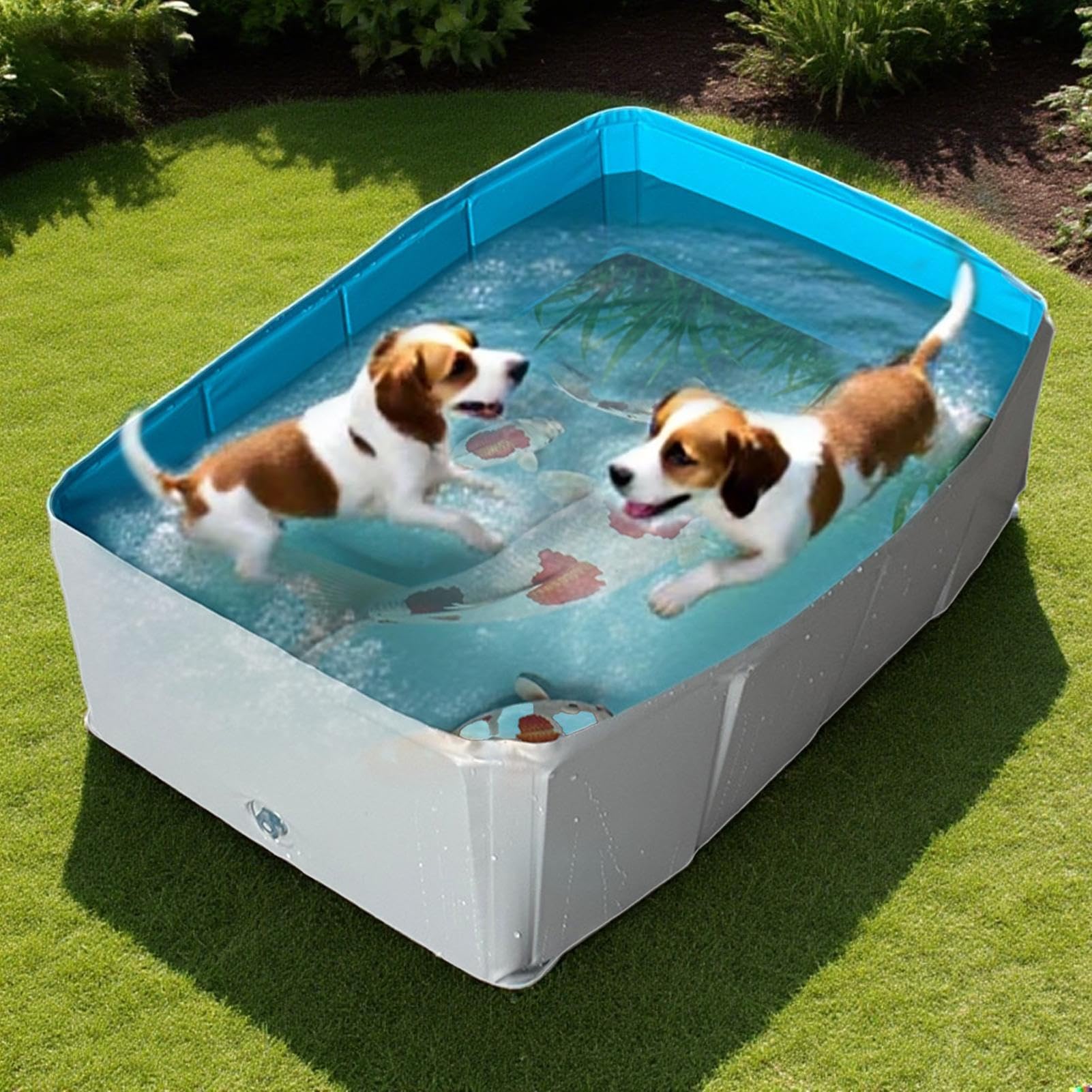 Piscina De Baño Para Mascotas Piscina Plegable De PVC Para Mascotas | Piscina Ligera Para Perros Gatos Pequeñas Medianas Grandes Y Animales Pequeños