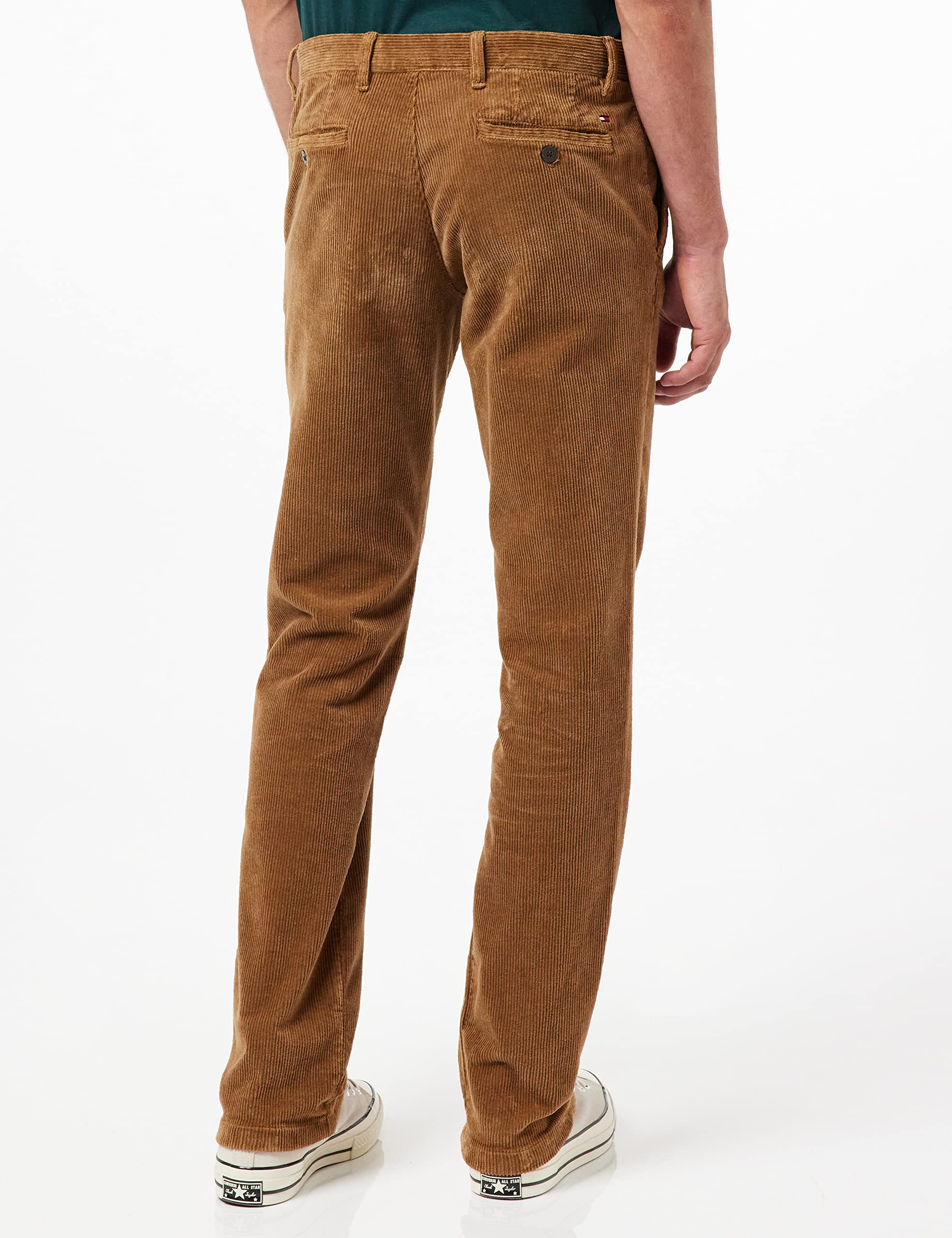 Tommy Hilfiger Uomo Pantaloni Chino Denton Satin Straight Fit
