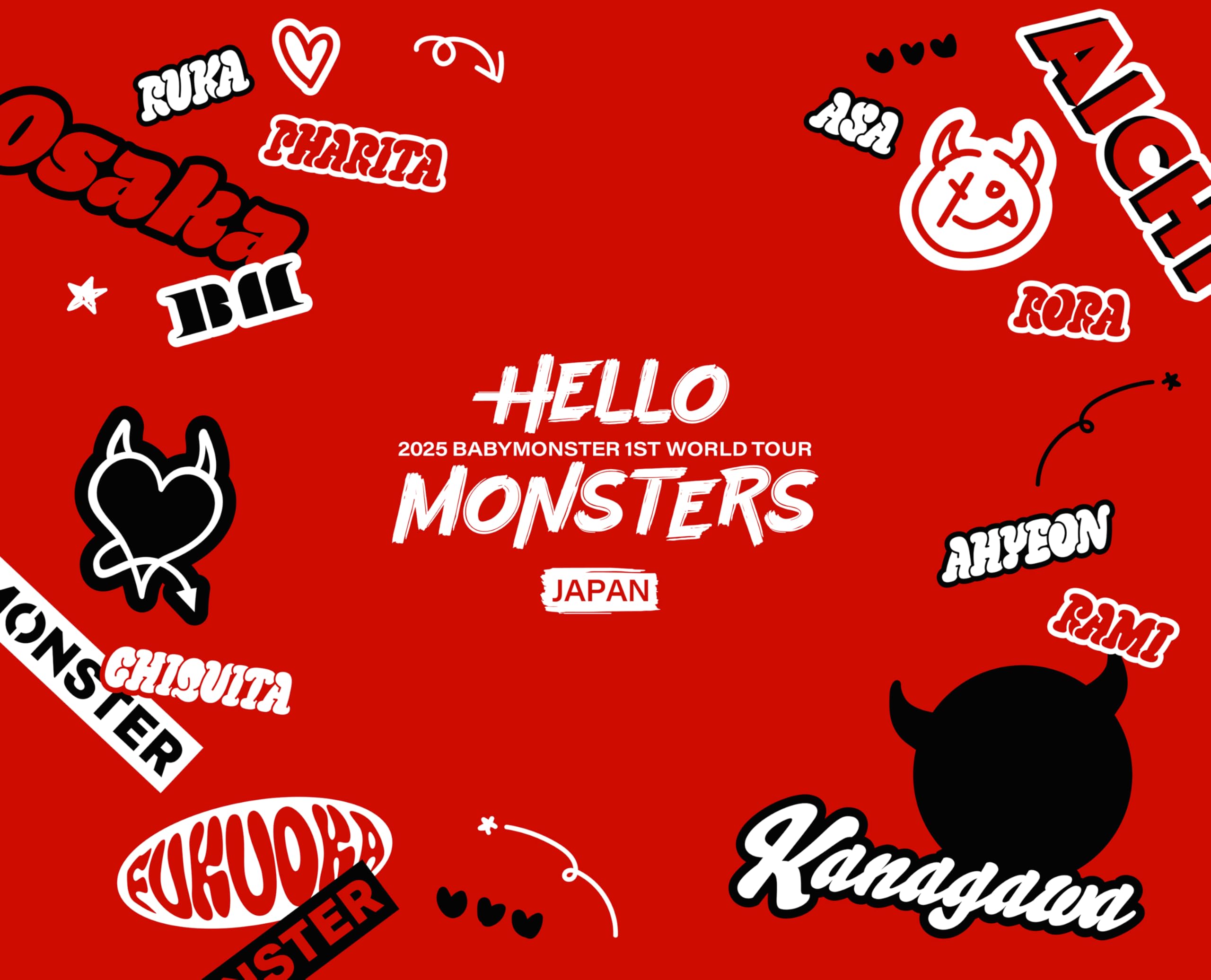 BABYMONSTER 完全生産限定版 Amazon.co.jp: 【Amazon.co.jp限定】1ST WORLD TOUR IN JAPAN ~2025.04