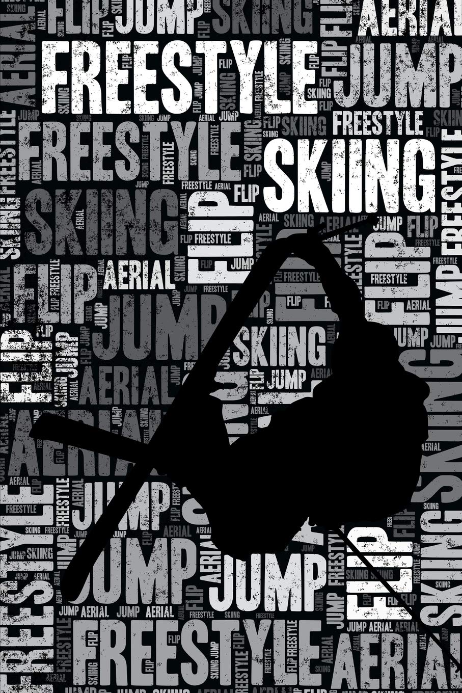 Freestyle Skiing Journal: Cool Blank Lined Freestyle Skiing Lovers Notebook For Skier and Coach