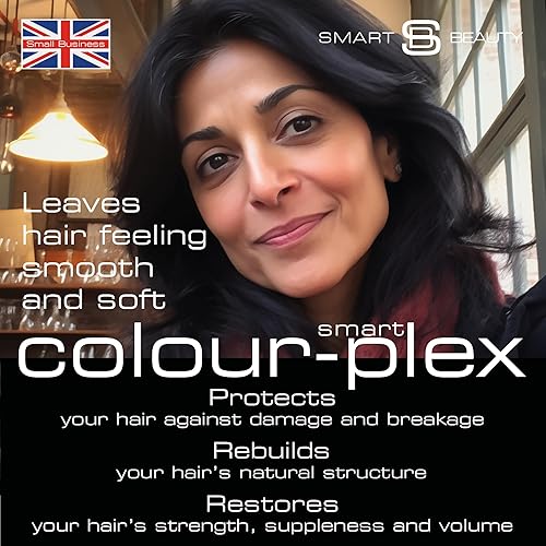 Miniatura 3 de Tinte para el cabello negro puro permanente con cuidado del cabello Plex antiroturas, tinte para el cabello vegano y libre de crueldad, cobertura