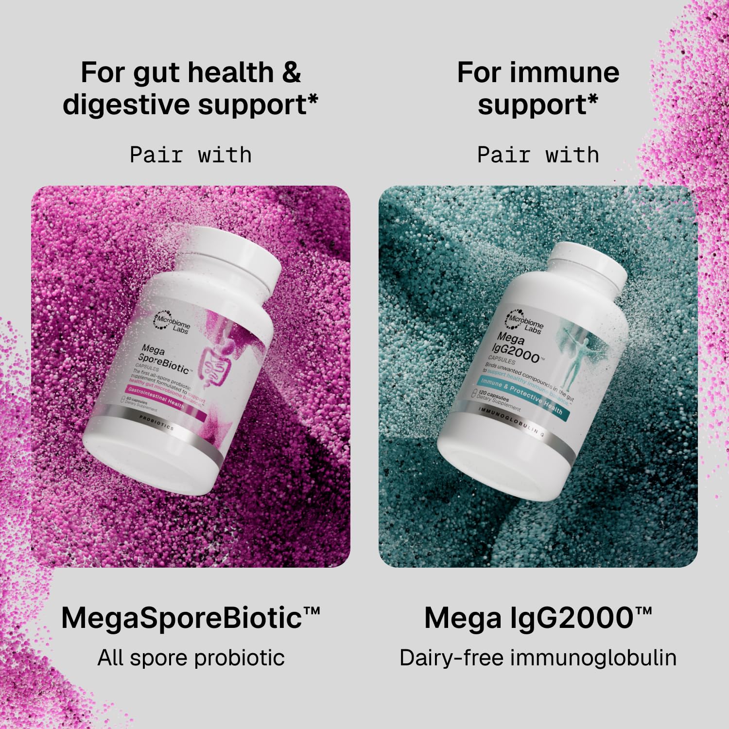 Microbiome Labs Restorflora Probiotics for Digestive Health - Gut Health Supplements with Dual Action Probiotics for Women & Men - Support Bowel Regularity & Immune Function (60 Capsules) — Amazon image 9