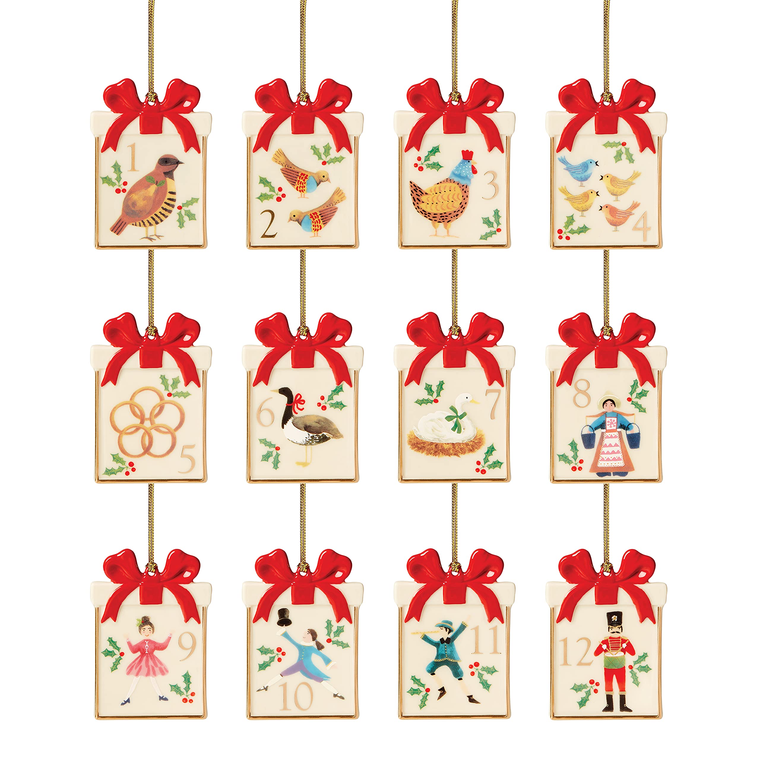 12 Days of Christmas Printable Gift Tags Twelve Days of Christmas